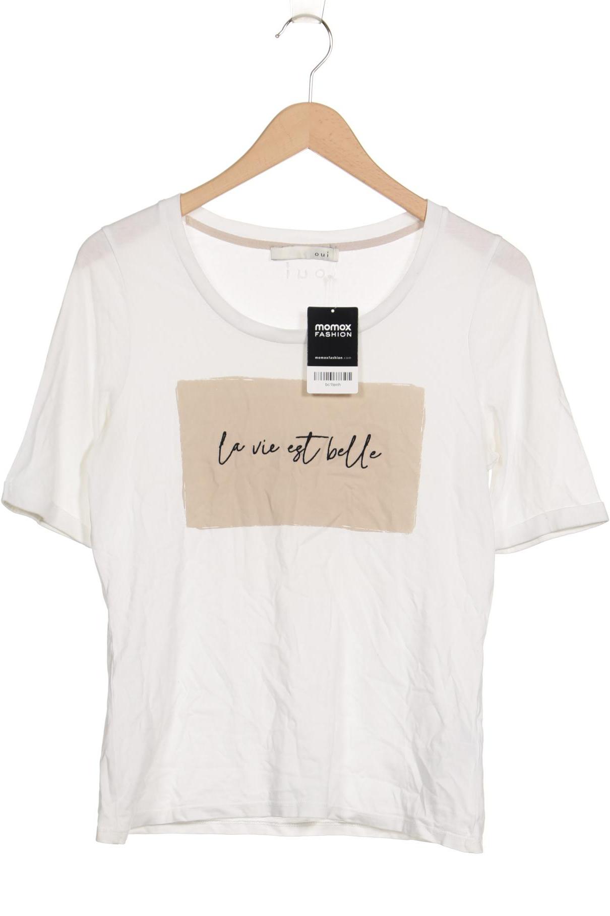 

Oui Damen T-Shirt, weiß, Gr. 38