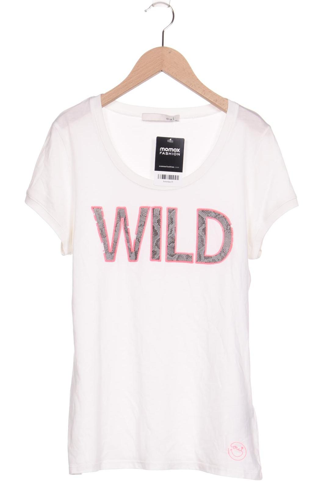 

Oui Damen T-Shirt, weiß, Gr. 40