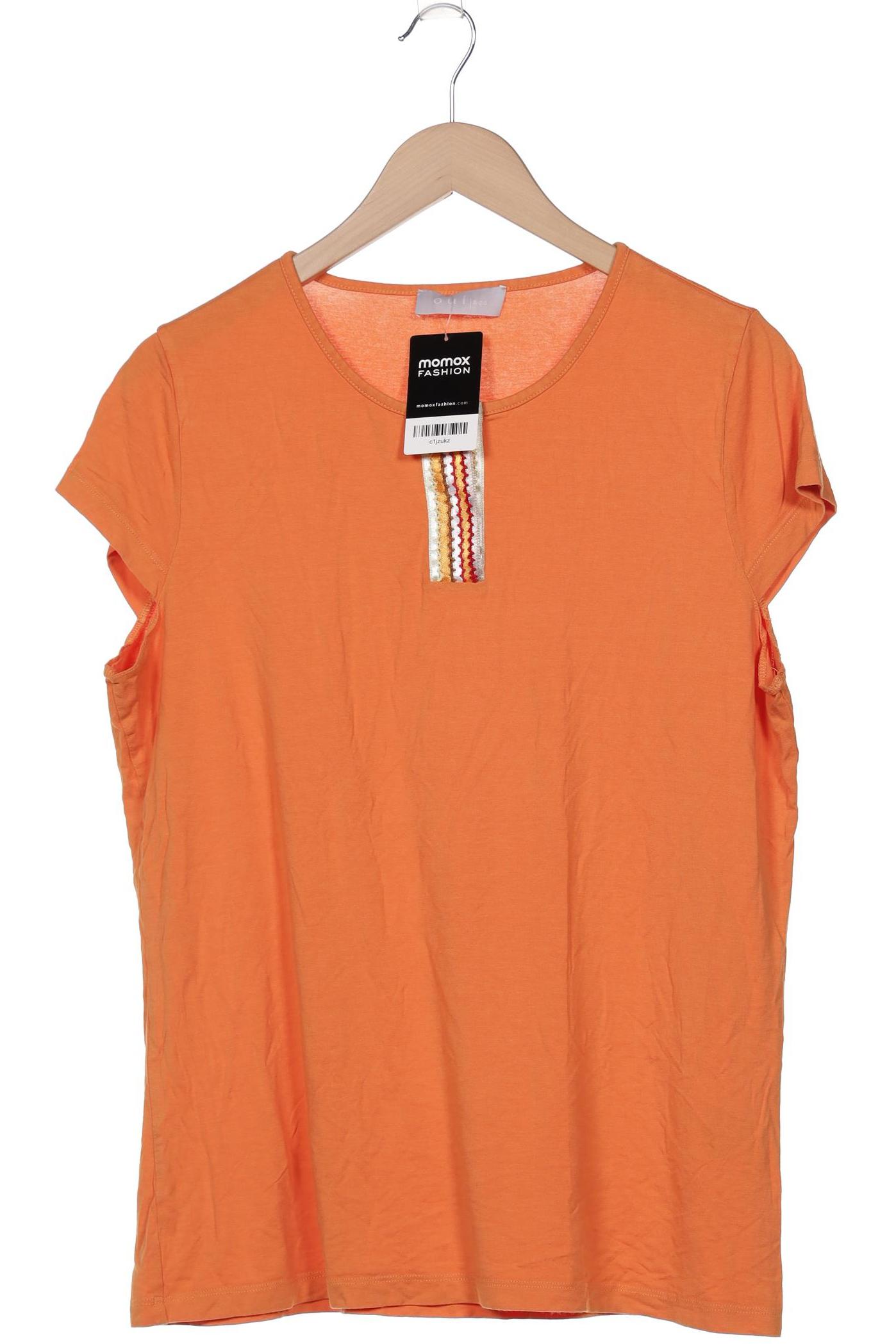 

Oui Damen T-Shirt, orange, Gr. 48