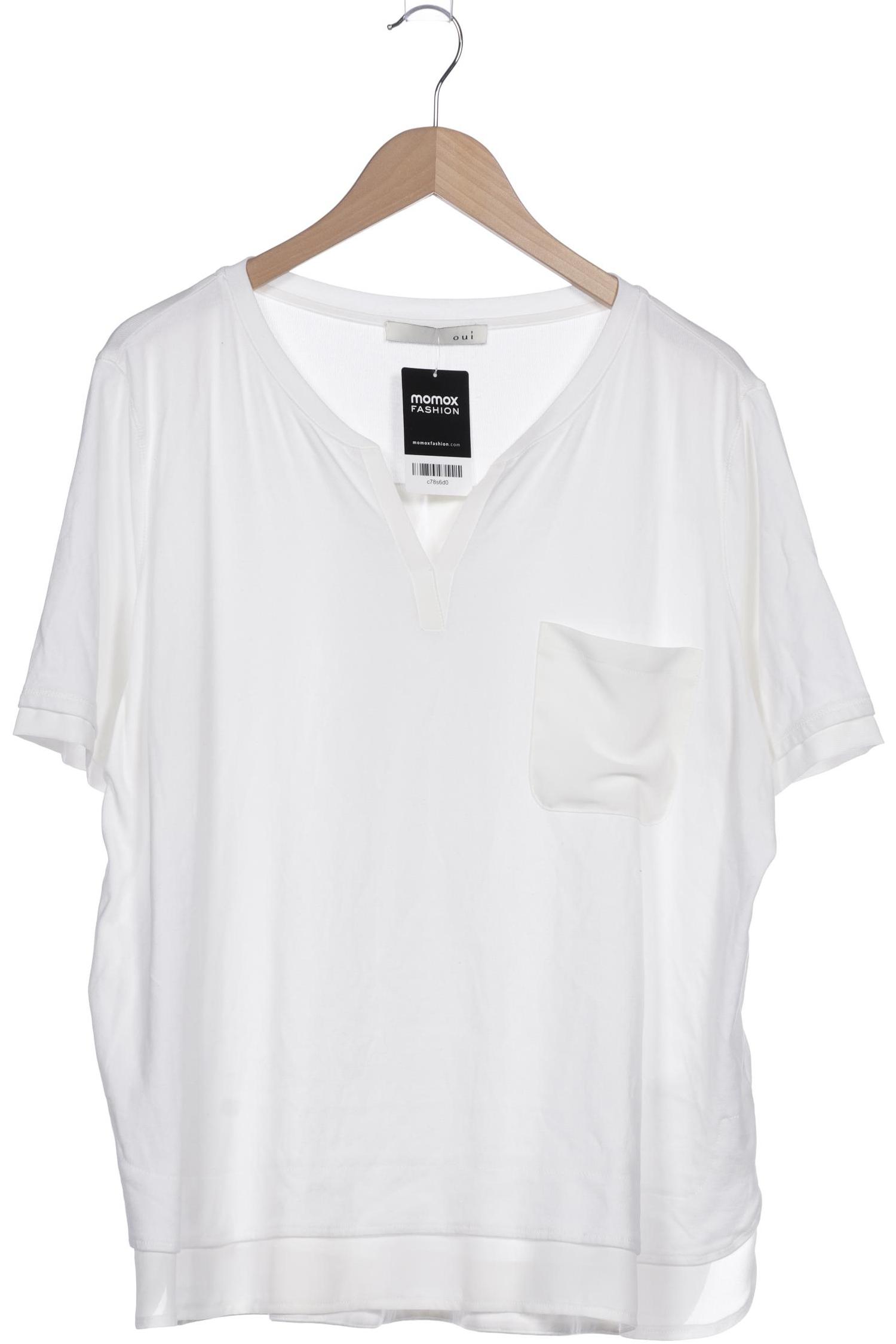 

Oui Damen T-Shirt, cremeweiß