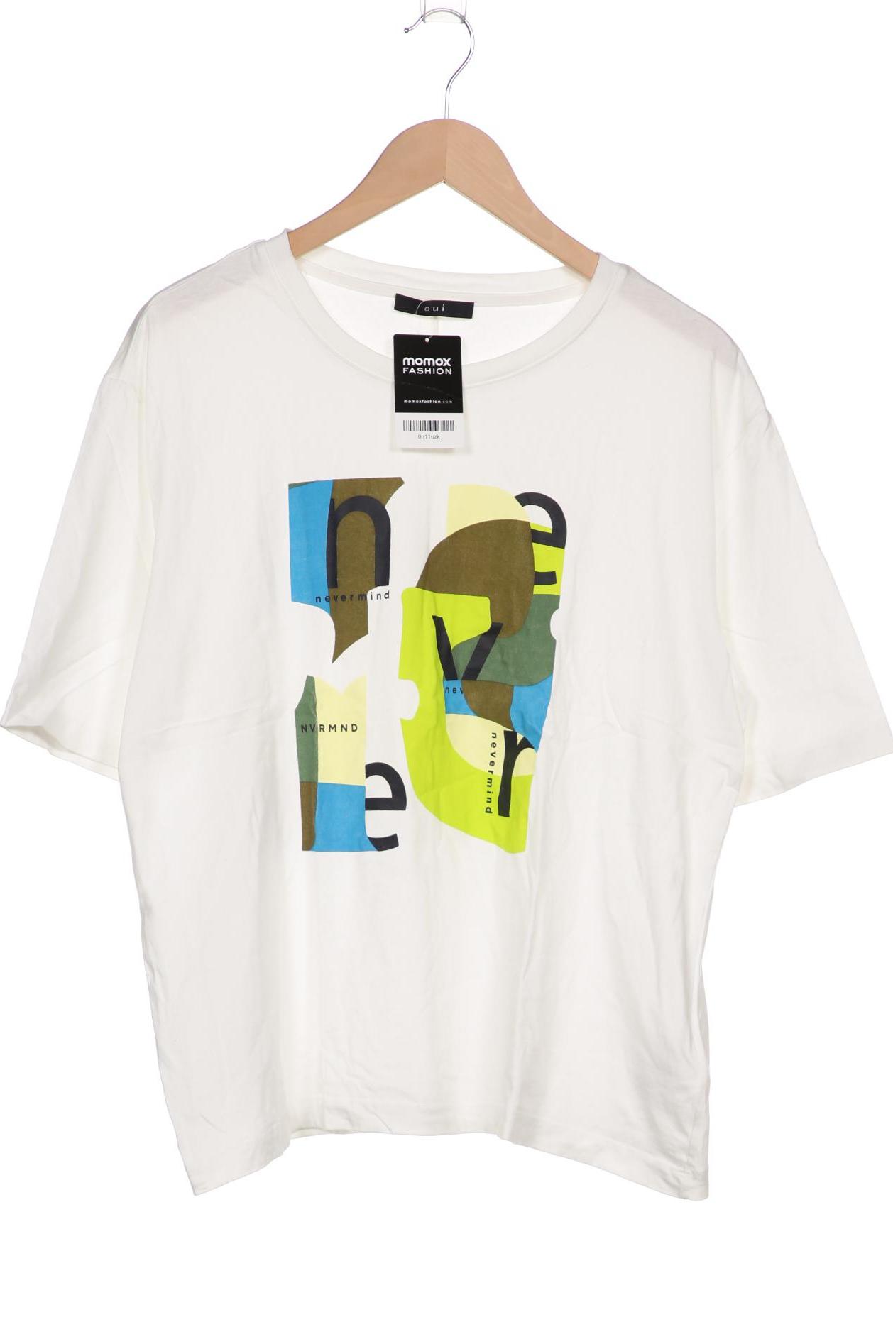 

Oui Damen T-Shirt, weiß, Gr. 42