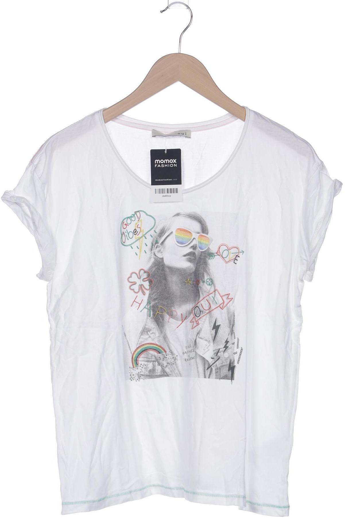 

Oui Damen T-Shirt, weiß, Gr. 42