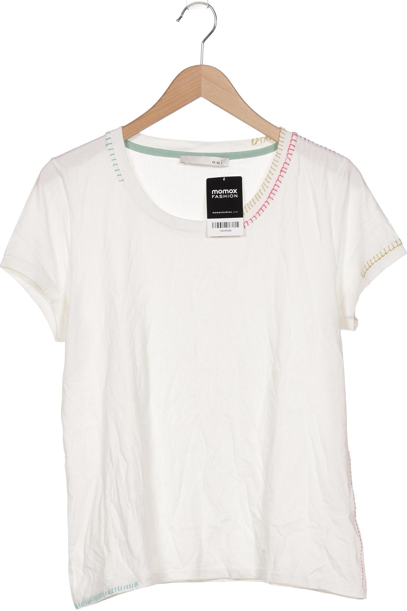 

Oui Damen T-Shirt, weiß, Gr. 42