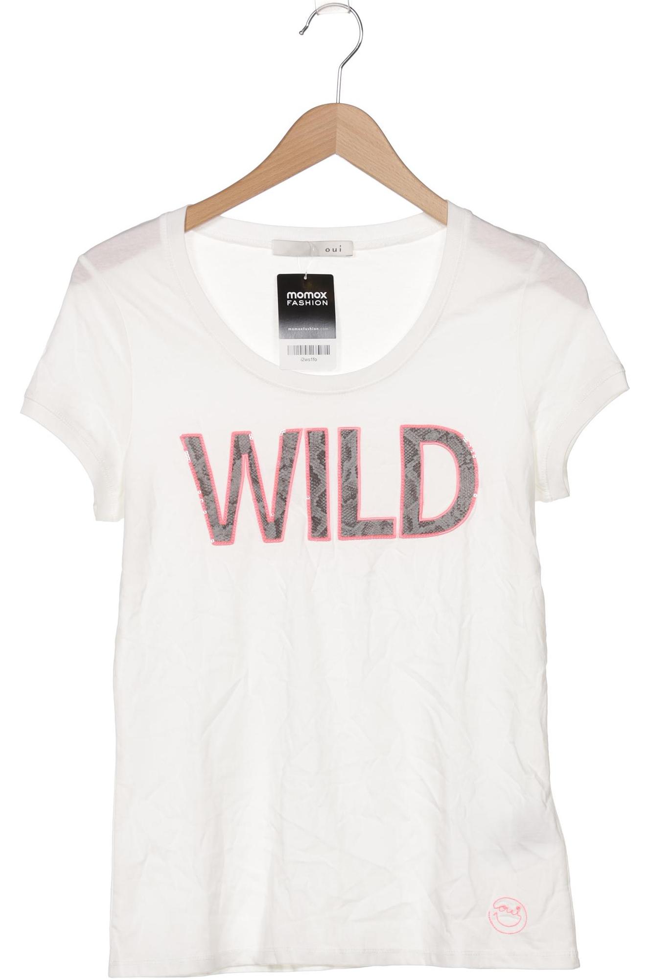 

Oui Damen T-Shirt, weiß, Gr. 38