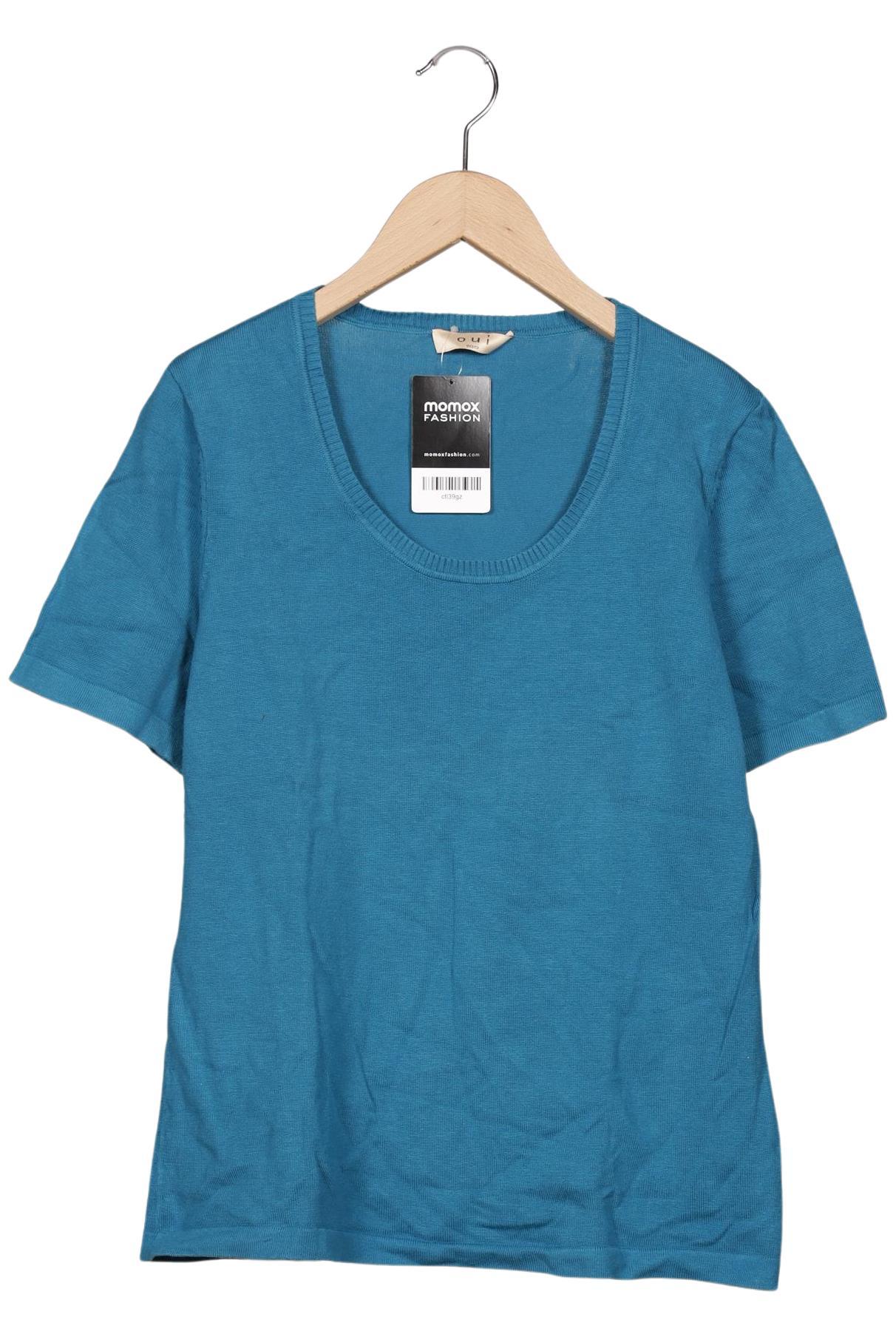 

Oui Damen T-Shirt, blau, Gr. 42