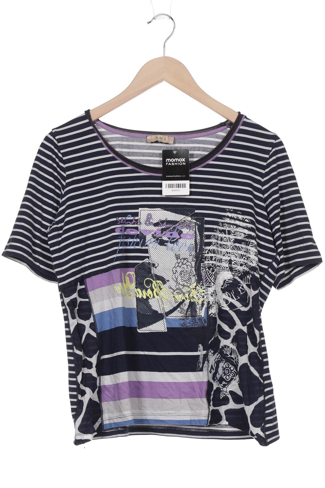 

Oui Damen T-Shirt, marineblau, Gr. 44
