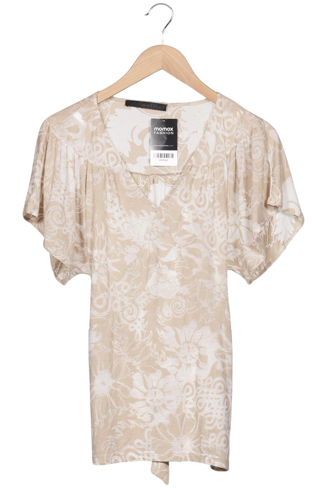 

Oui Damen T-Shirt, beige, Gr. 42