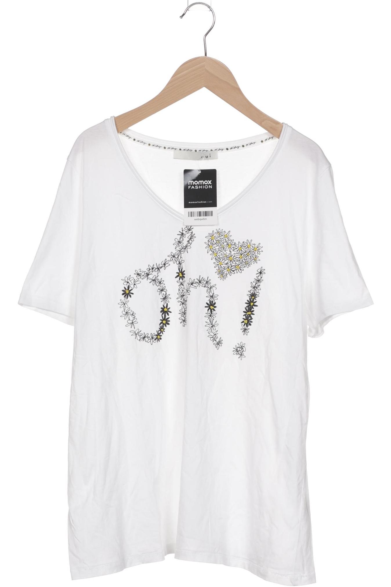 

Oui Damen T-Shirt, weiß, Gr. 46