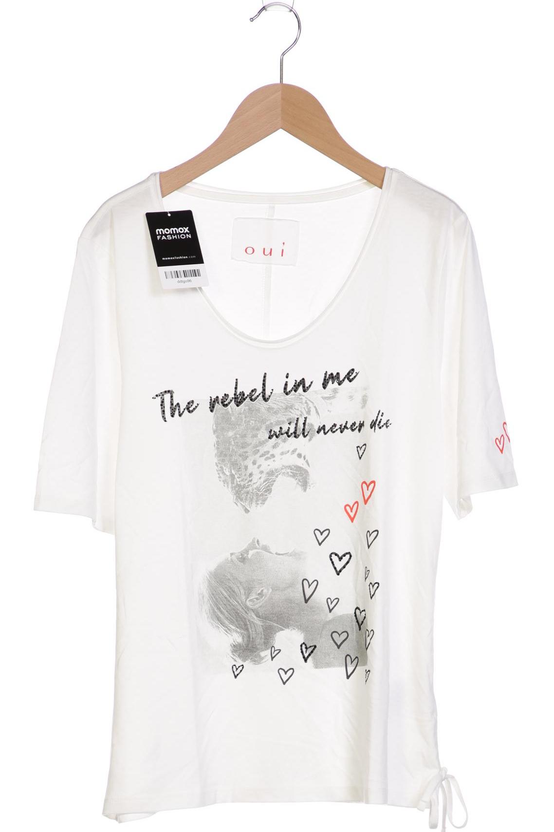 

Oui Damen T-Shirt, weiß