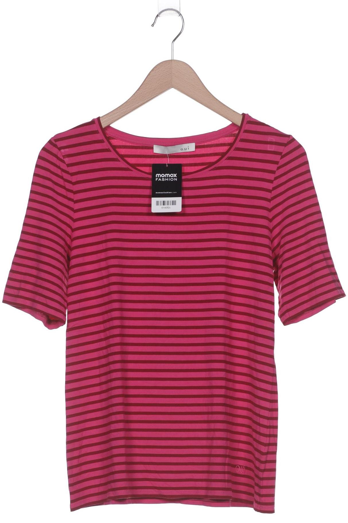 

Oui Damen T-Shirt, pink, Gr. 38