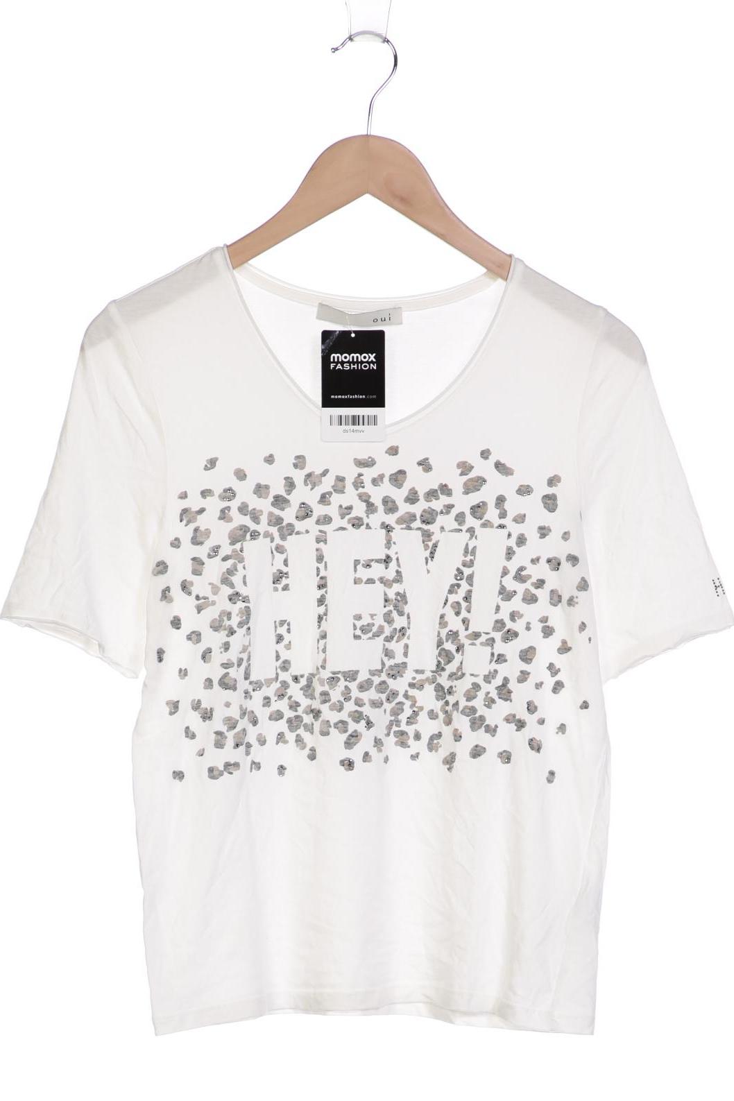 

Oui Damen T-Shirt, weiß, Gr. 34