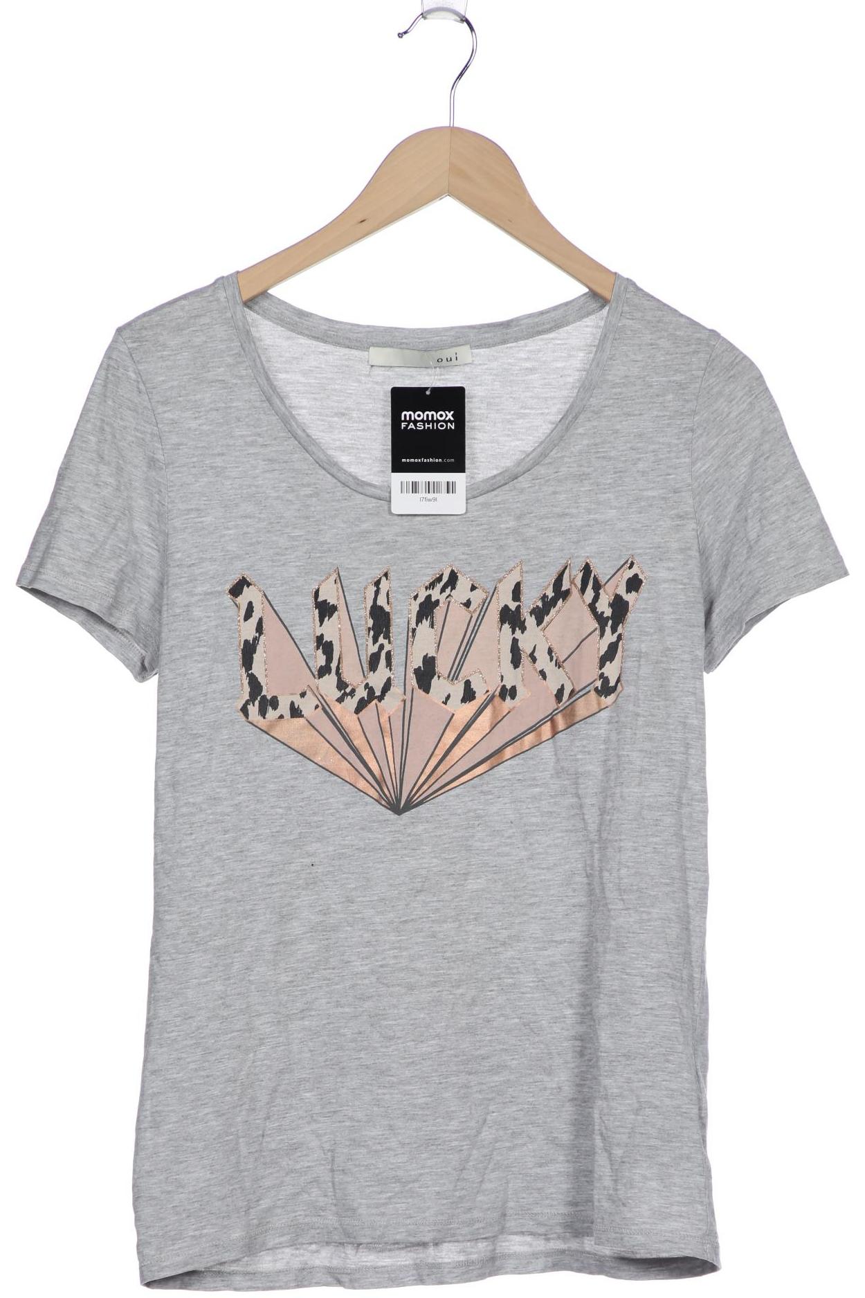 

Oui Damen T-Shirt, grau, Gr. 40