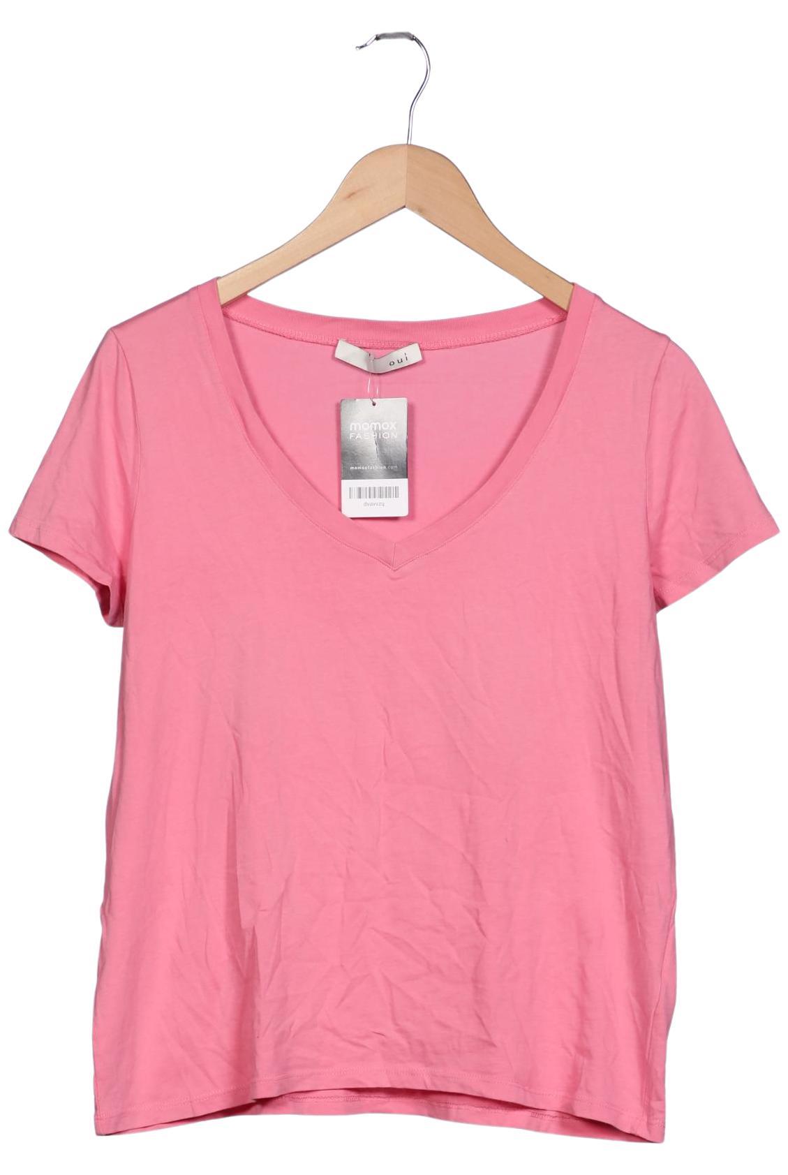 

Oui Damen T-Shirt, pink, Gr. 40