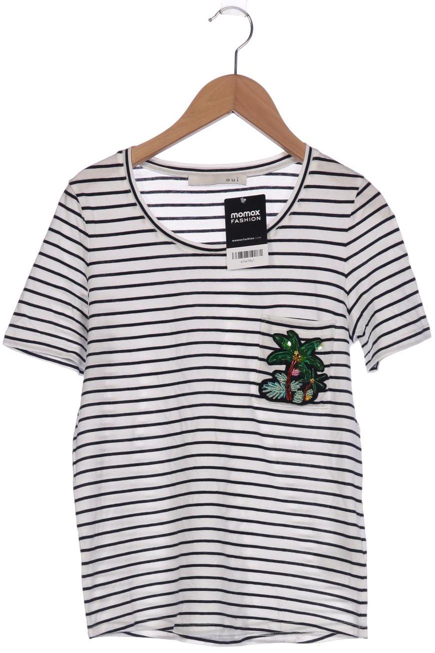 

Oui Damen T-Shirt, weiß, Gr. 34