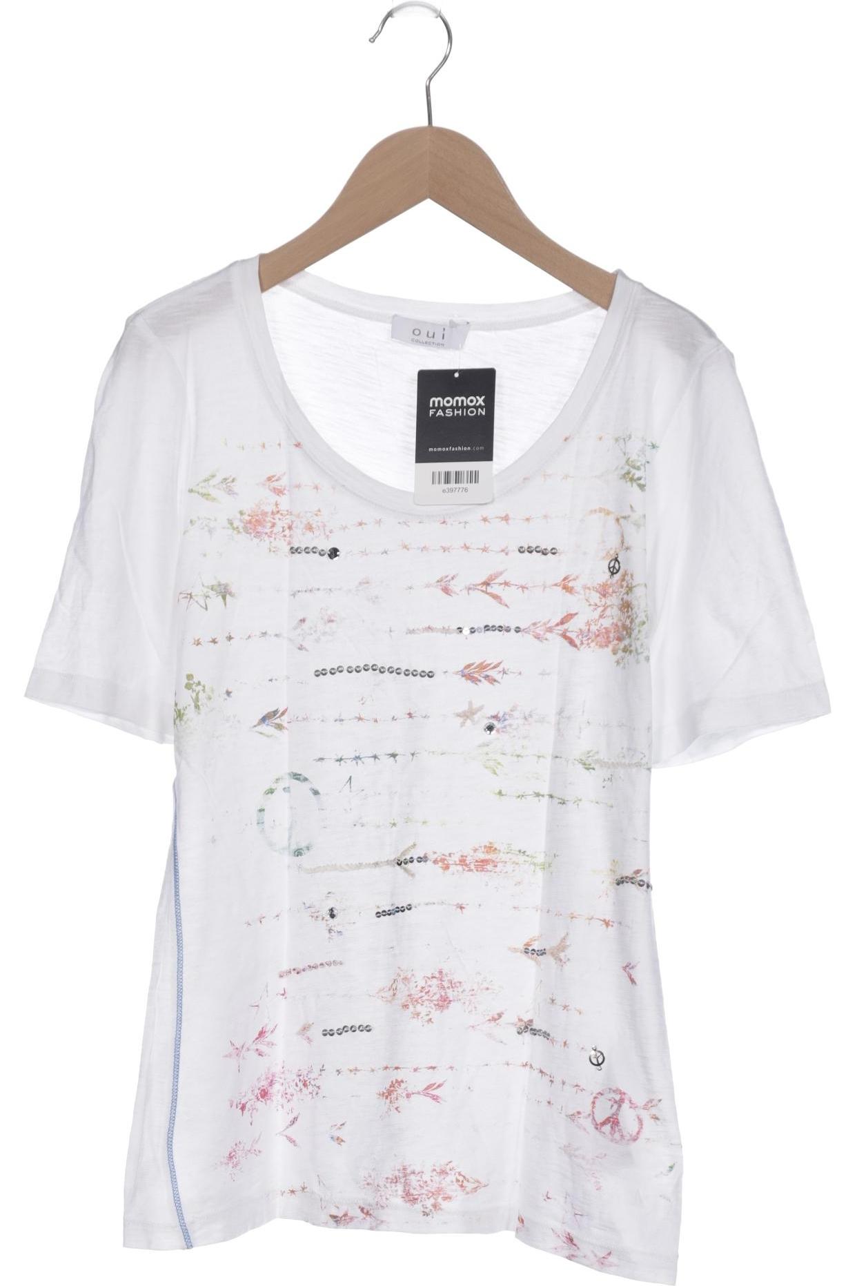 

Oui Damen T-Shirt, weiß, Gr. 38