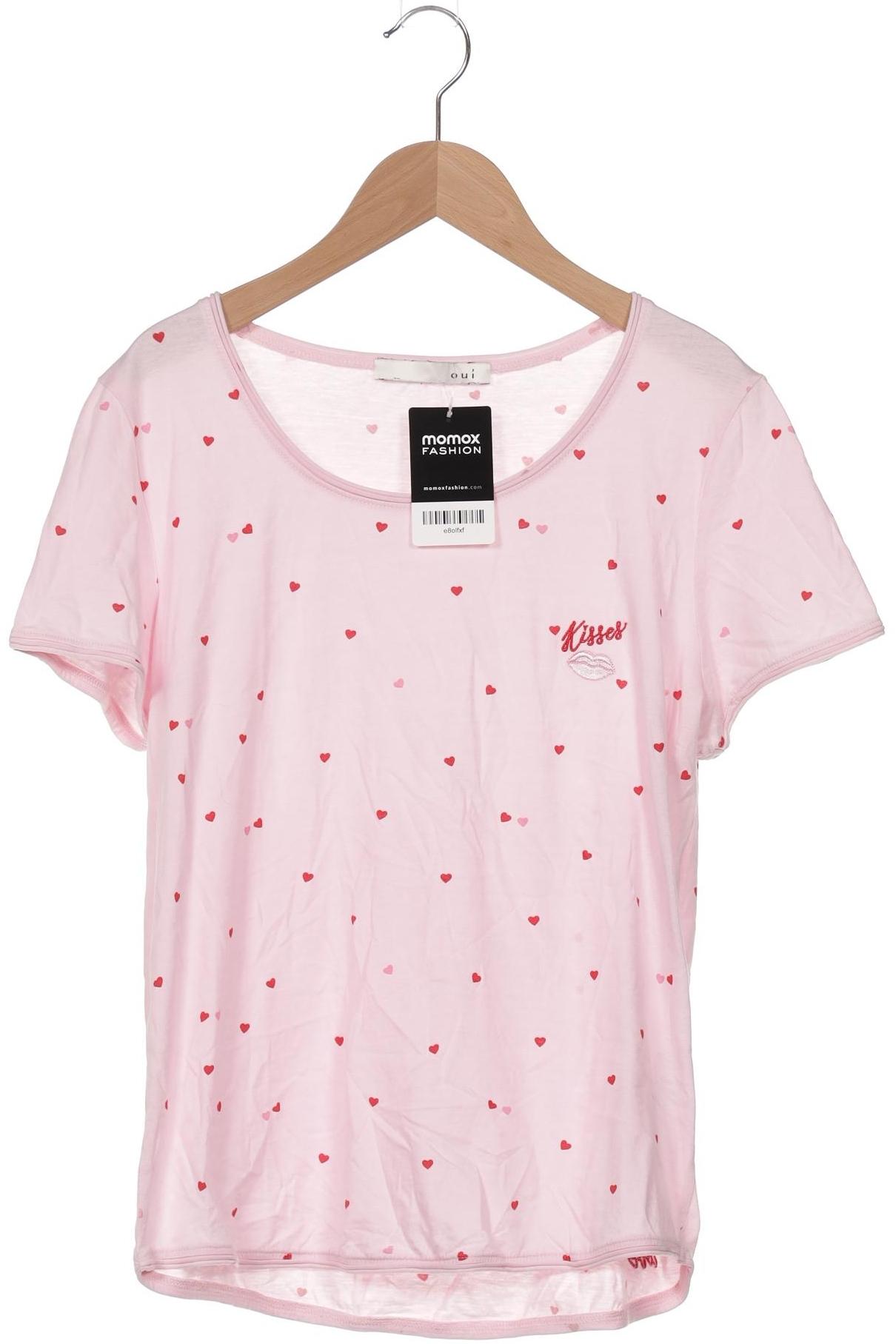 

Oui Damen T-Shirt, pink, Gr. 36