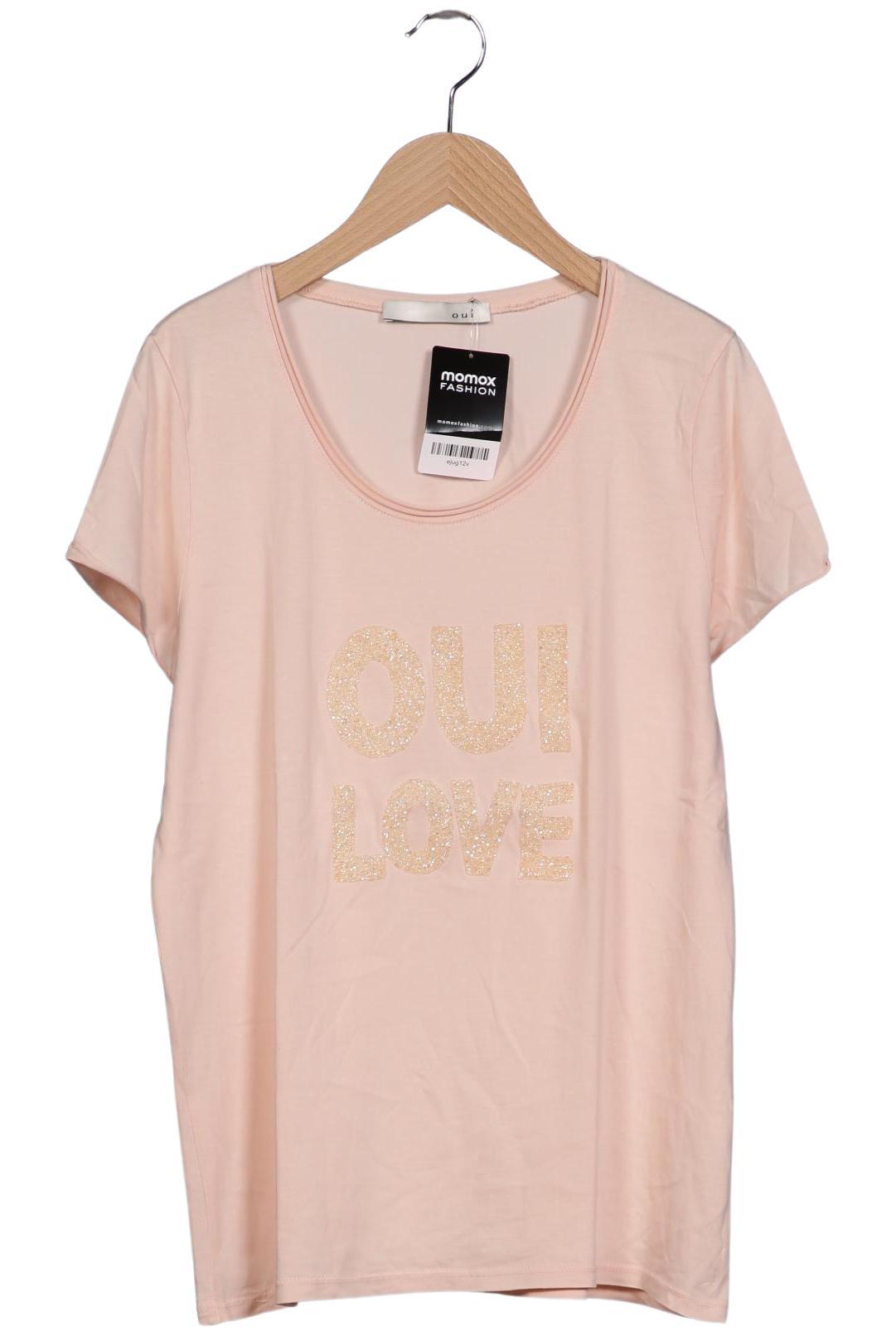 

Oui Damen T-Shirt, pink, Gr. 38