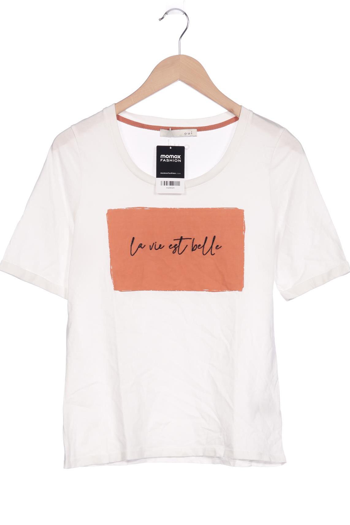 

Oui Damen T-Shirt, weiß, Gr. 40