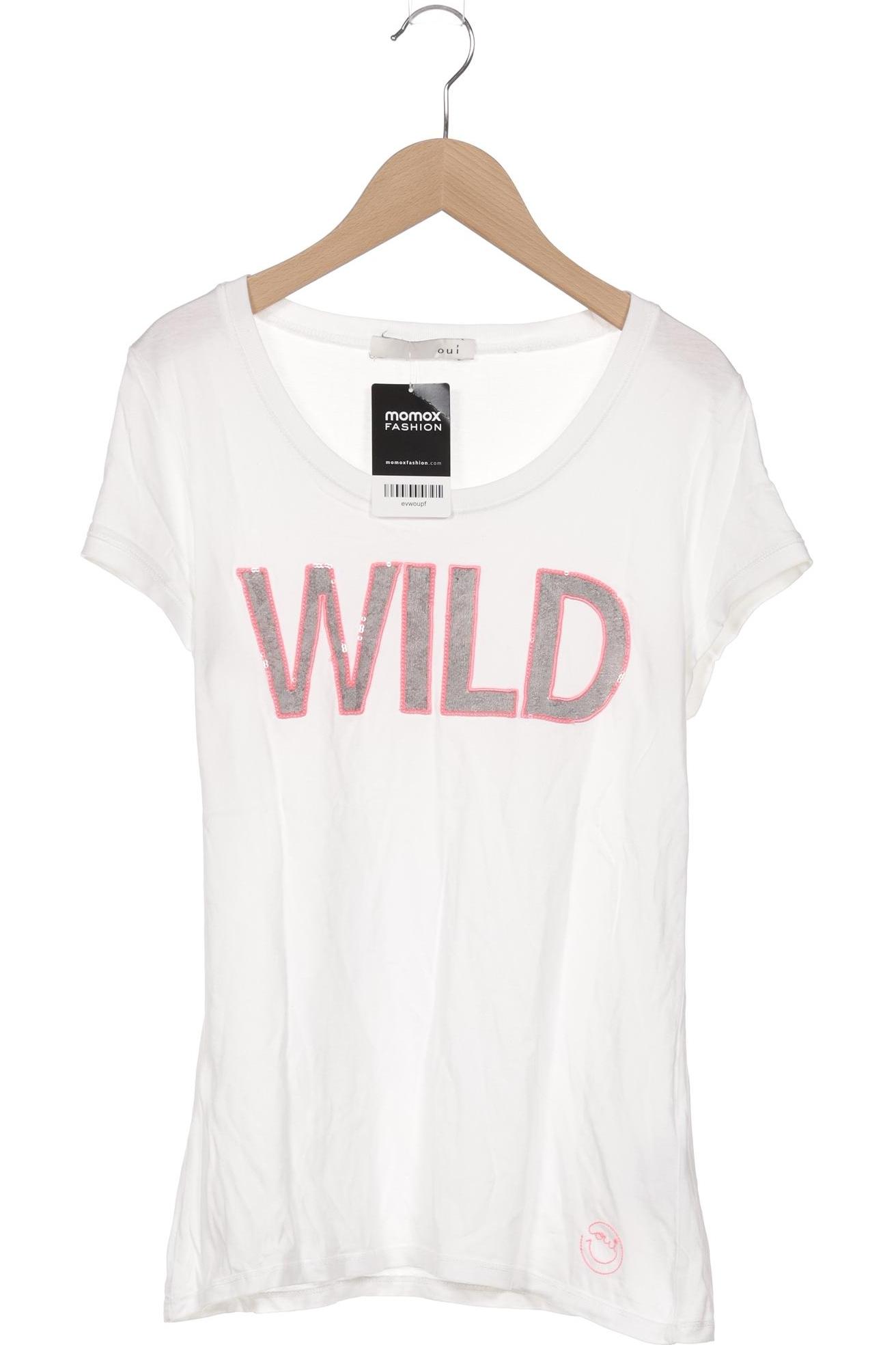 

Oui Damen T-Shirt, weiß, Gr. 38