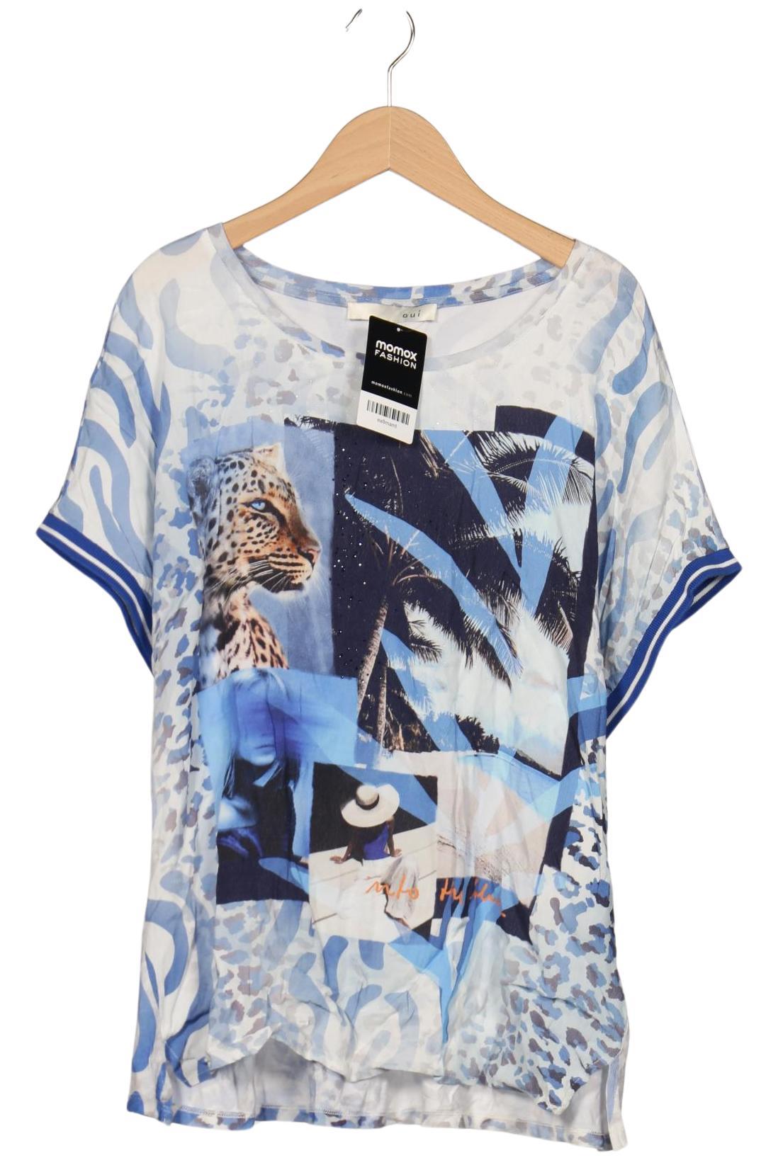 

Oui Damen T-Shirt, blau, Gr. 44