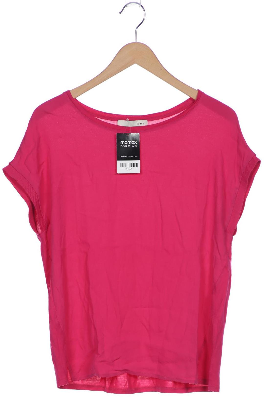 

Oui Damen T-Shirt, pink, Gr. 40