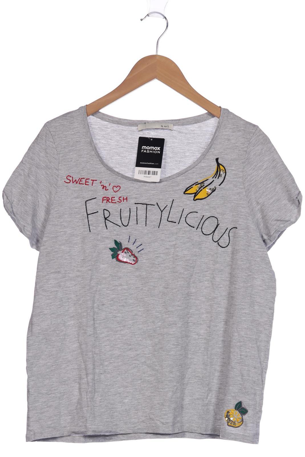 

Oui Damen T-Shirt, grau