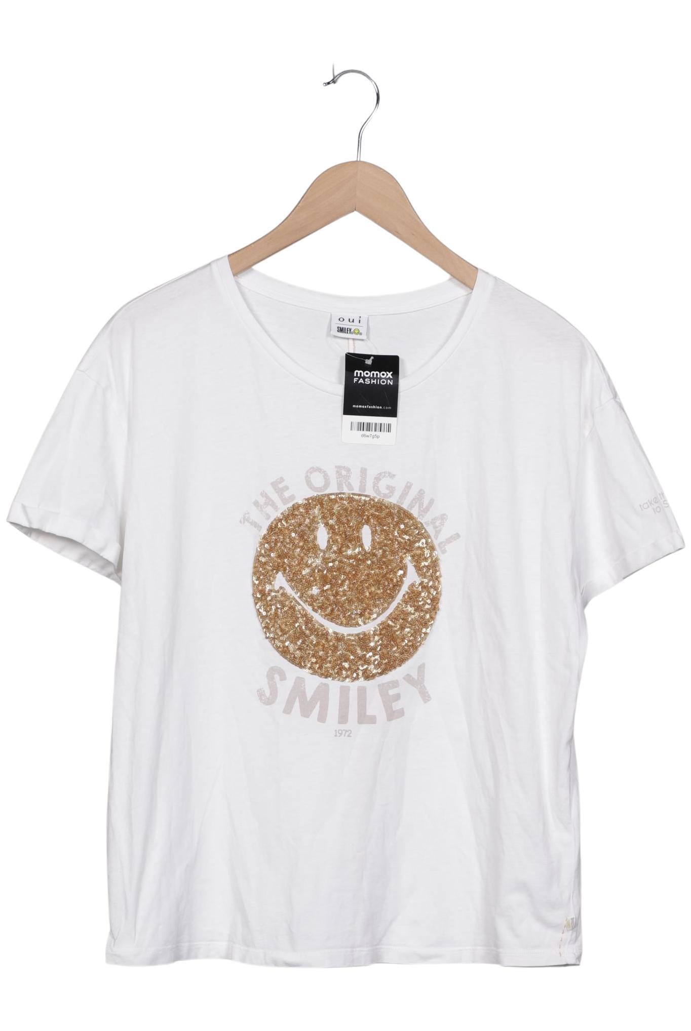 

Oui Damen T-Shirt, weiß, Gr. 38