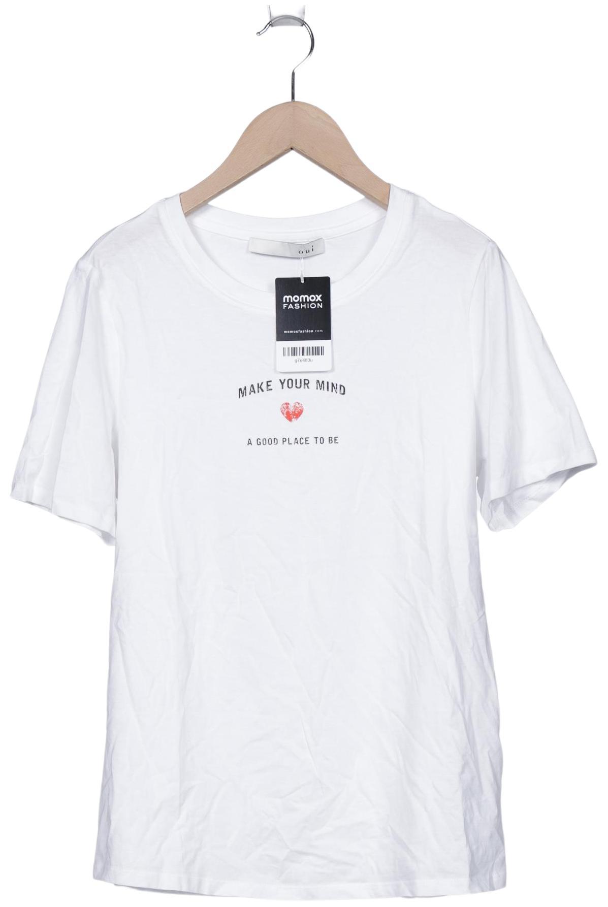 

Oui Damen T-Shirt, weiß, Gr. 36
