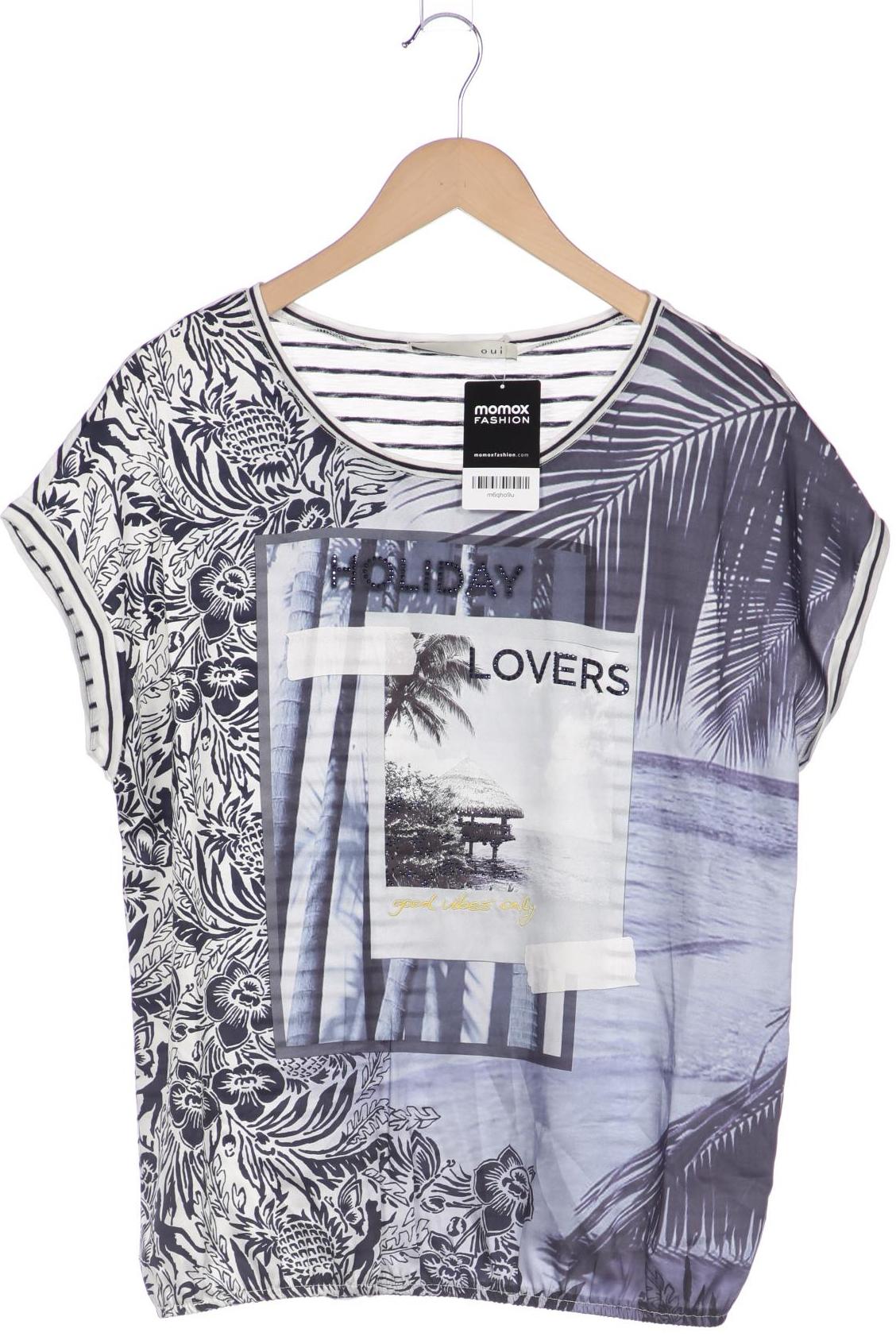 

Oui Damen T-Shirt, weiß, Gr. 42