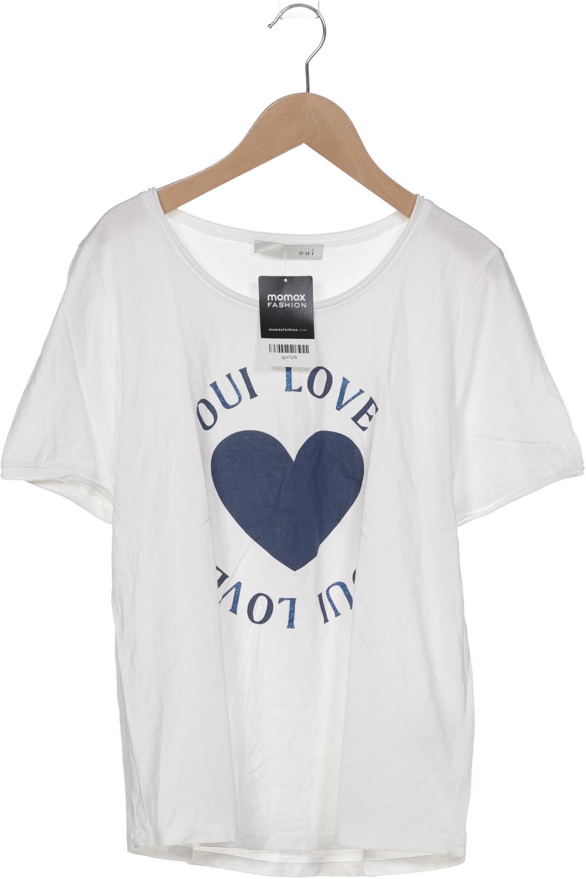 

Oui Damen T-Shirt, weiß, Gr. 40