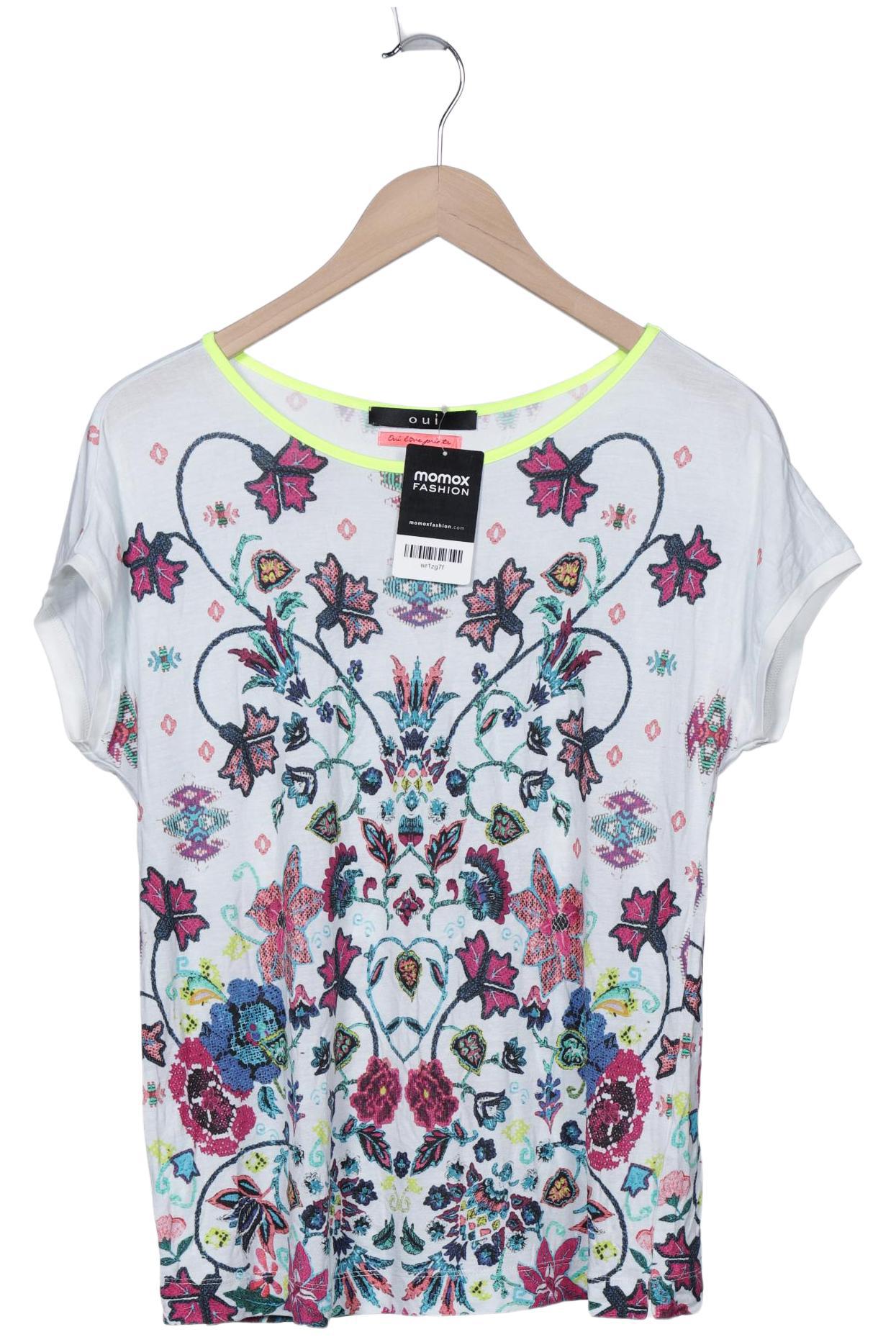 

Oui Damen T-Shirt, mehrfarbig, Gr. 38