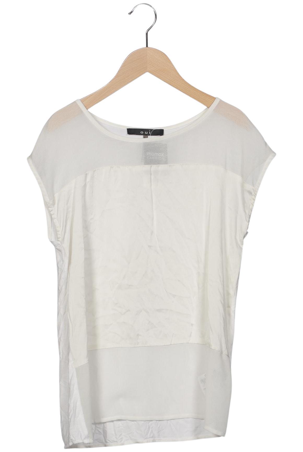 

Oui Damen T-Shirt, weiß, Gr. 34