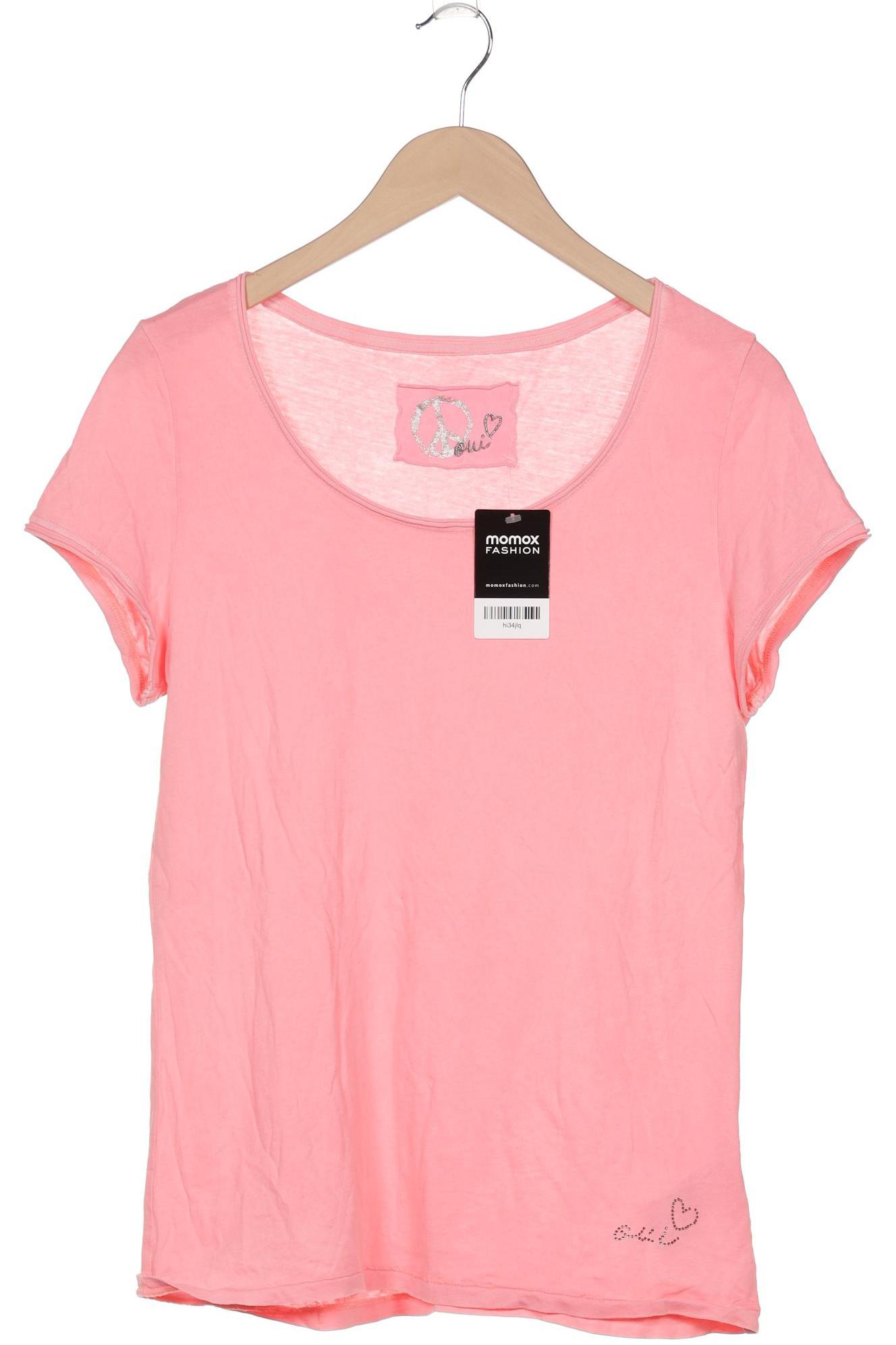 

Oui Damen T-Shirt, pink, Gr. 40