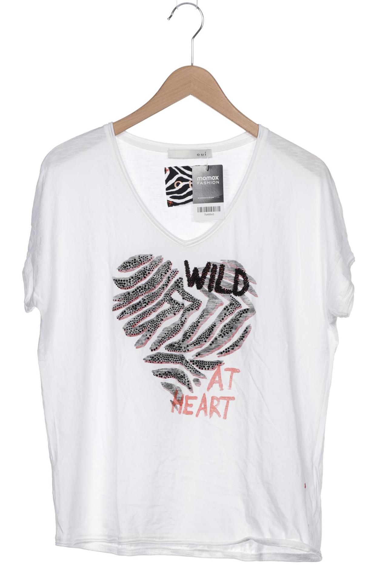 

Oui Damen T-Shirt, weiß