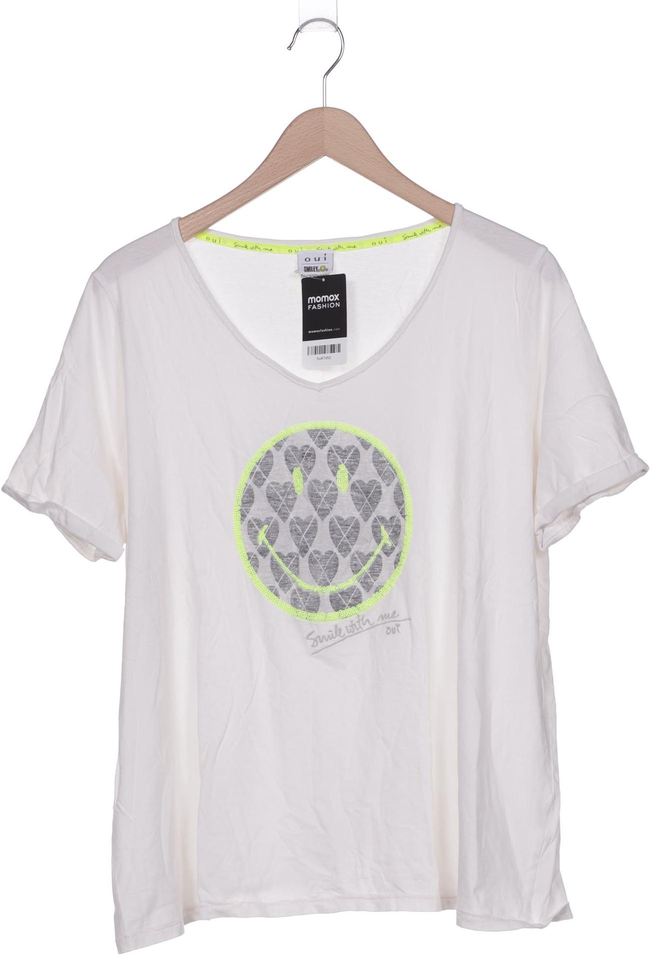 

Oui Damen T-Shirt, weiß, Gr. 46