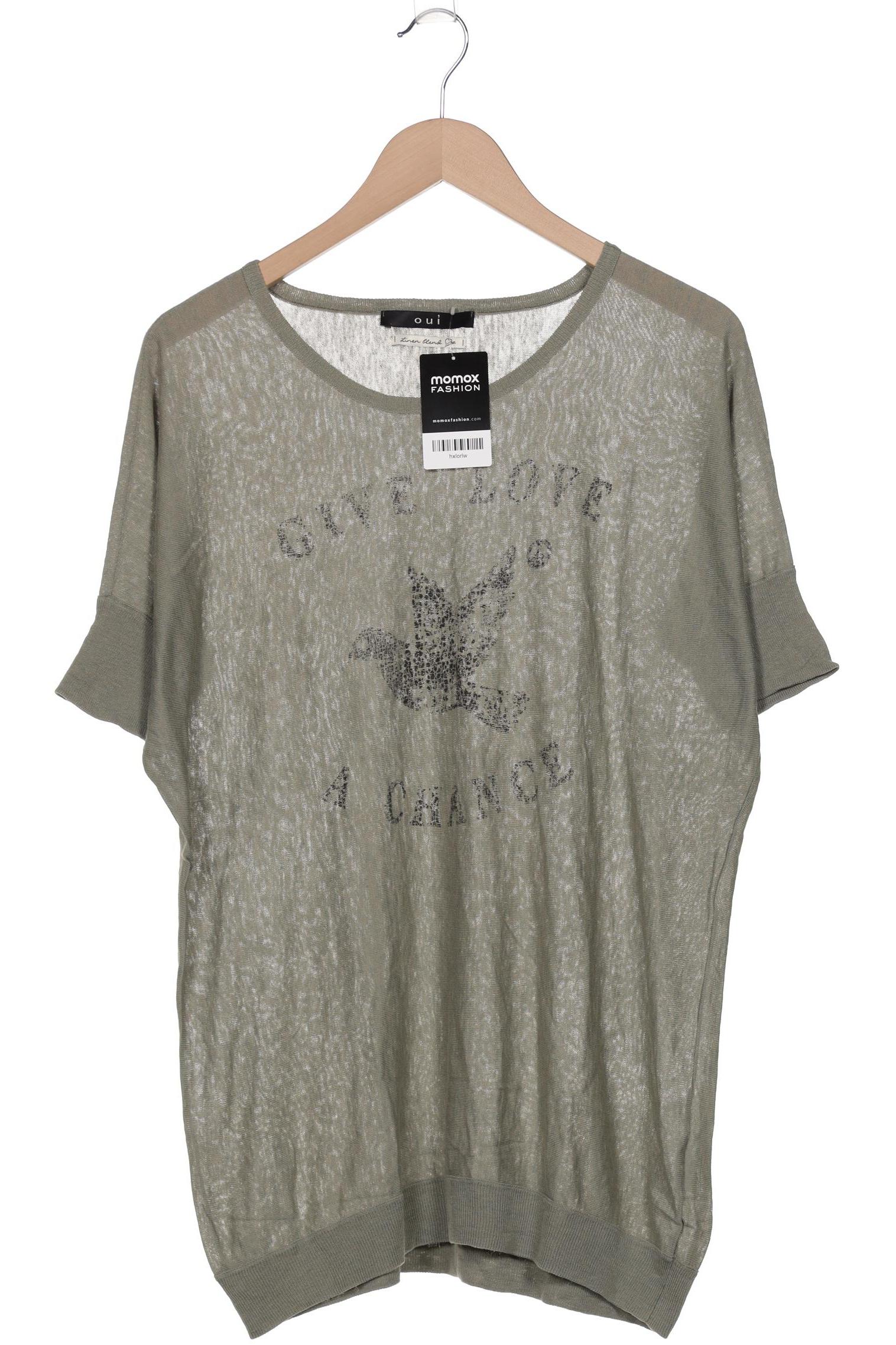 

Oui Damen T-Shirt, grün, Gr. 42