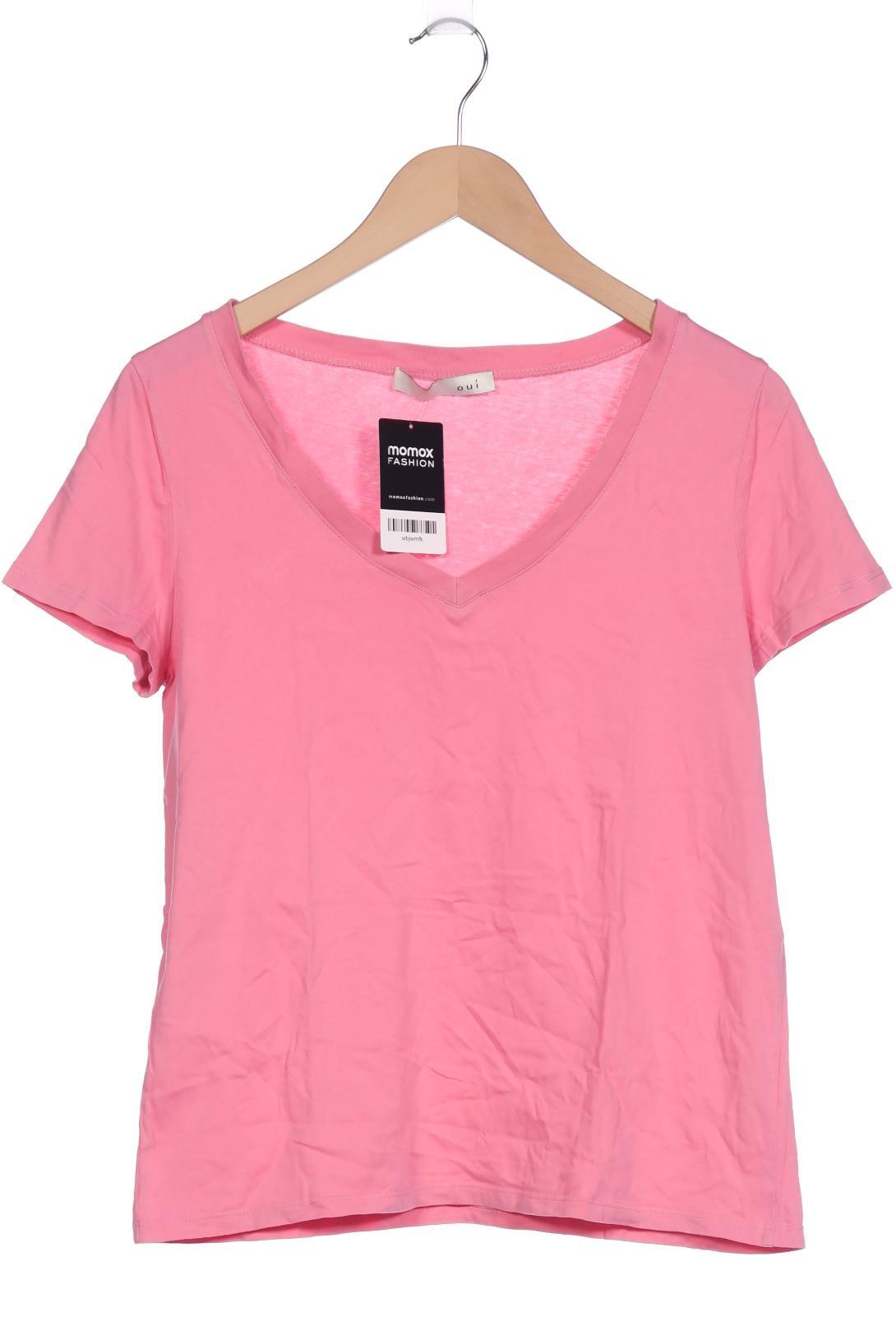 

Oui Damen T-Shirt, pink, Gr. 38