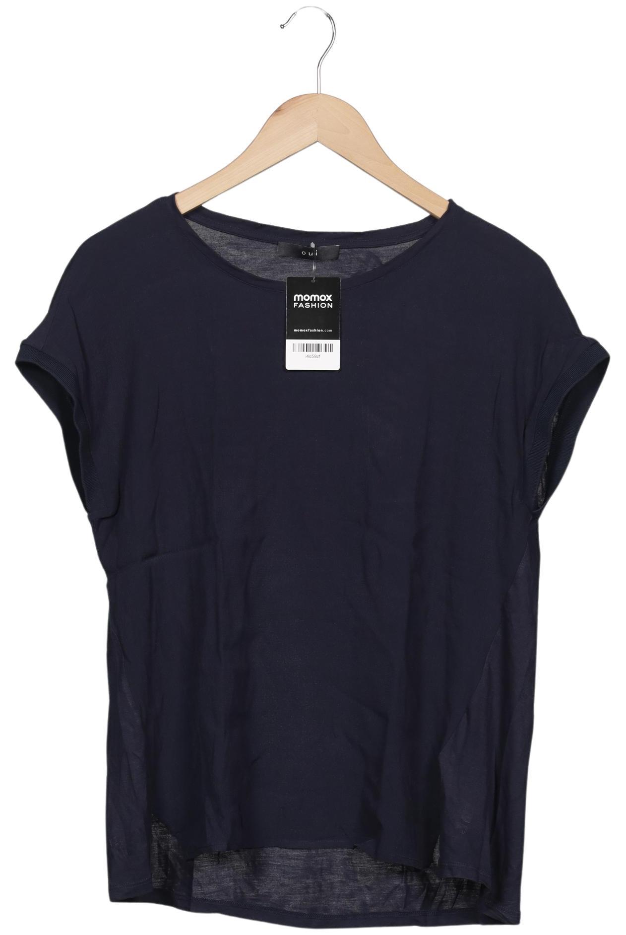

Oui Damen T-Shirt, marineblau, Gr. 36
