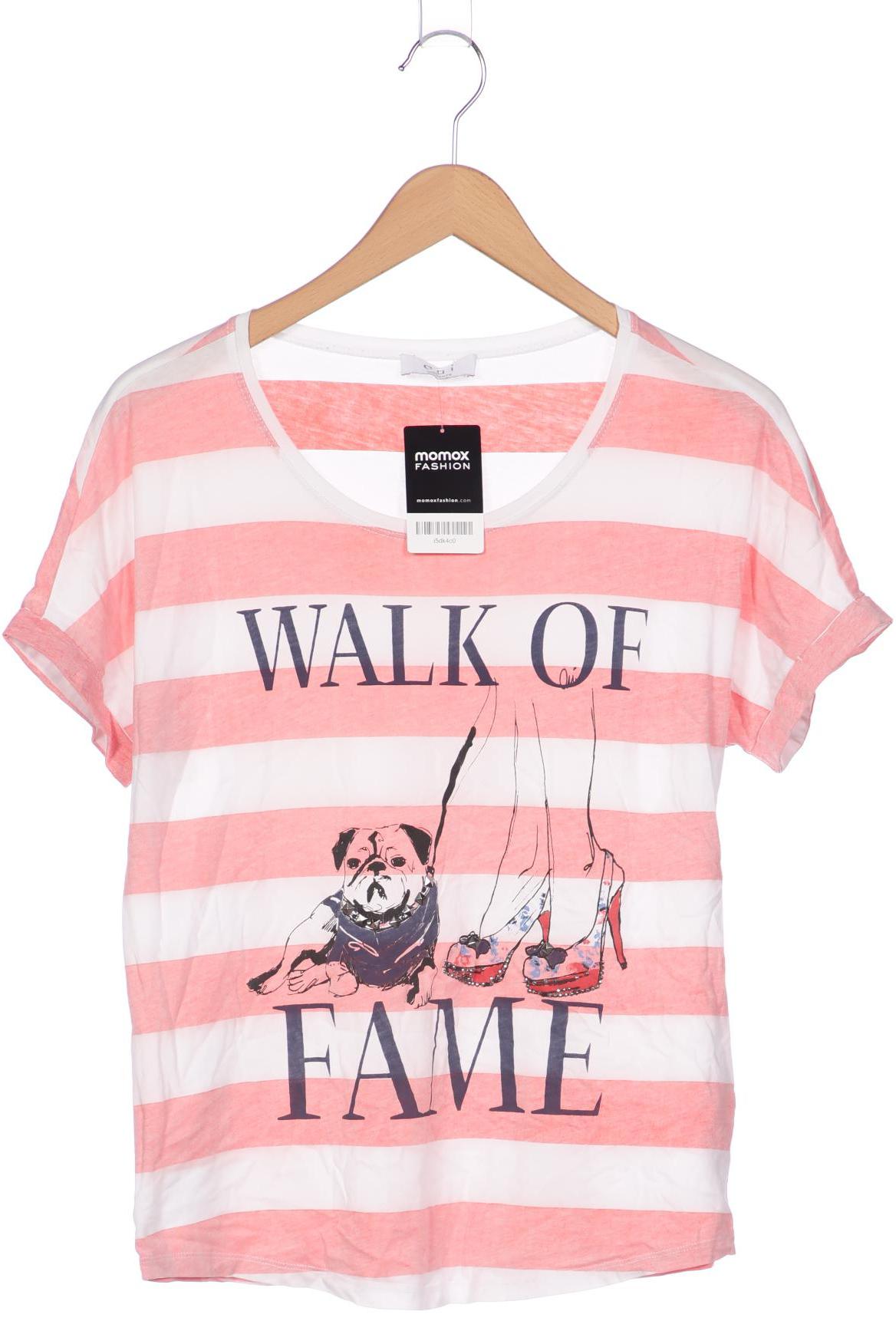 

Oui Damen T-Shirt, pink, Gr. 38
