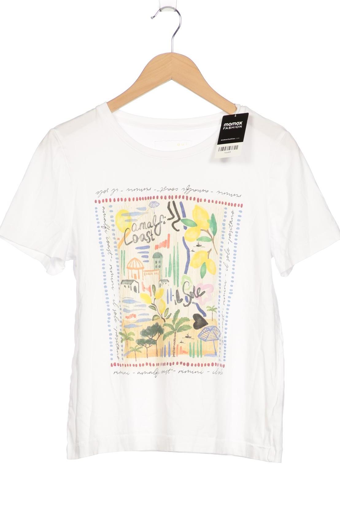 

Oui Damen T-Shirt, weiß, Gr. 40