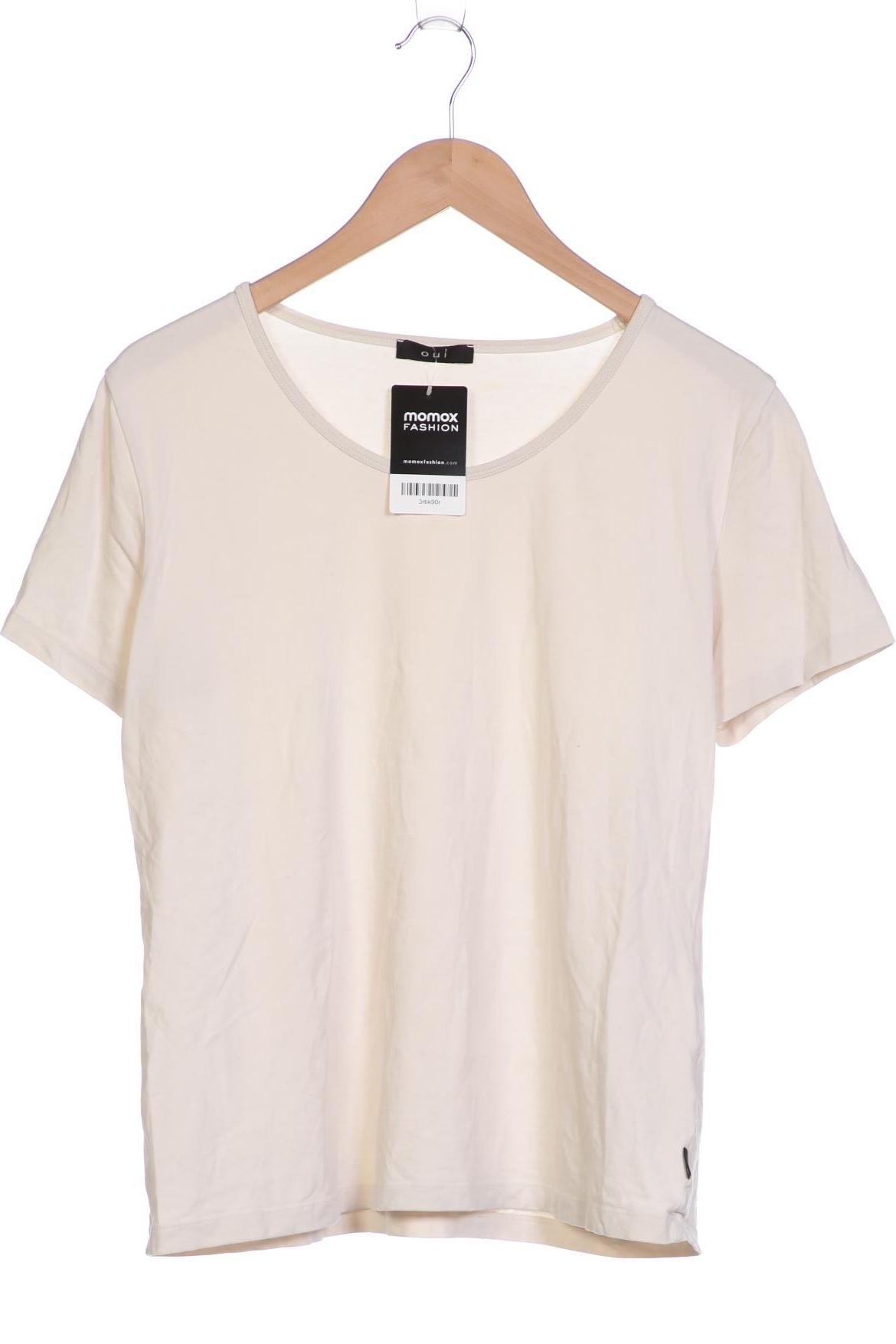 

Oui Damen T-Shirt, beige, Gr. 46