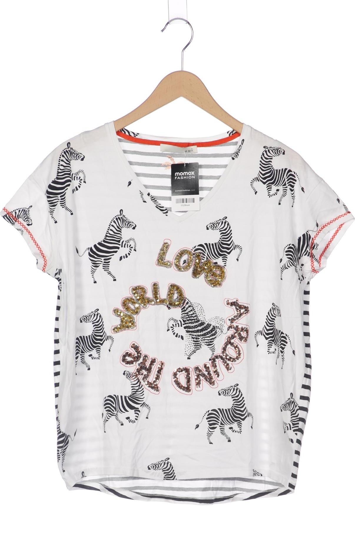 

Oui Damen T-Shirt, weiß, Gr. 38