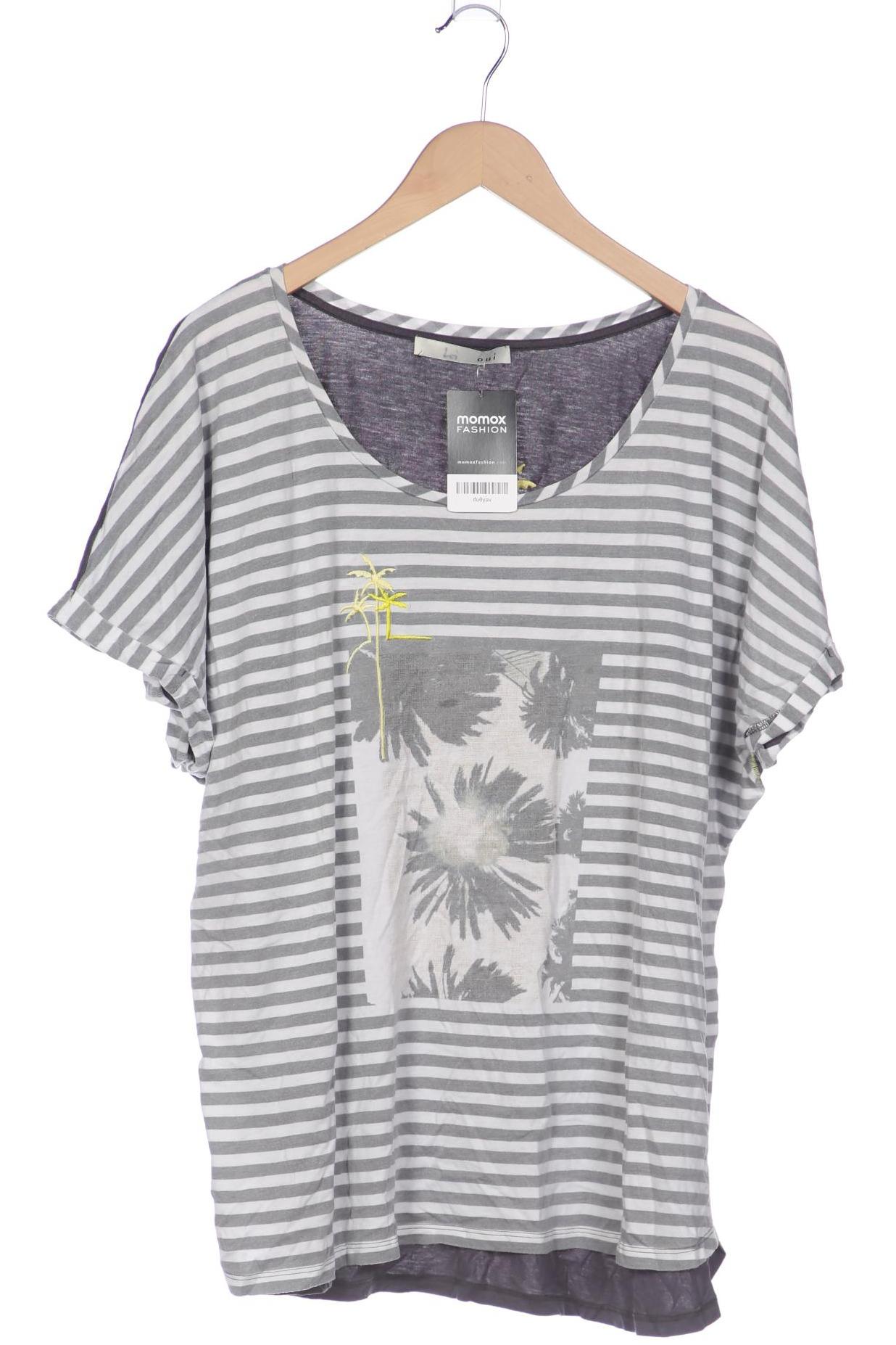 

Oui Damen T-Shirt, grau, Gr. 48