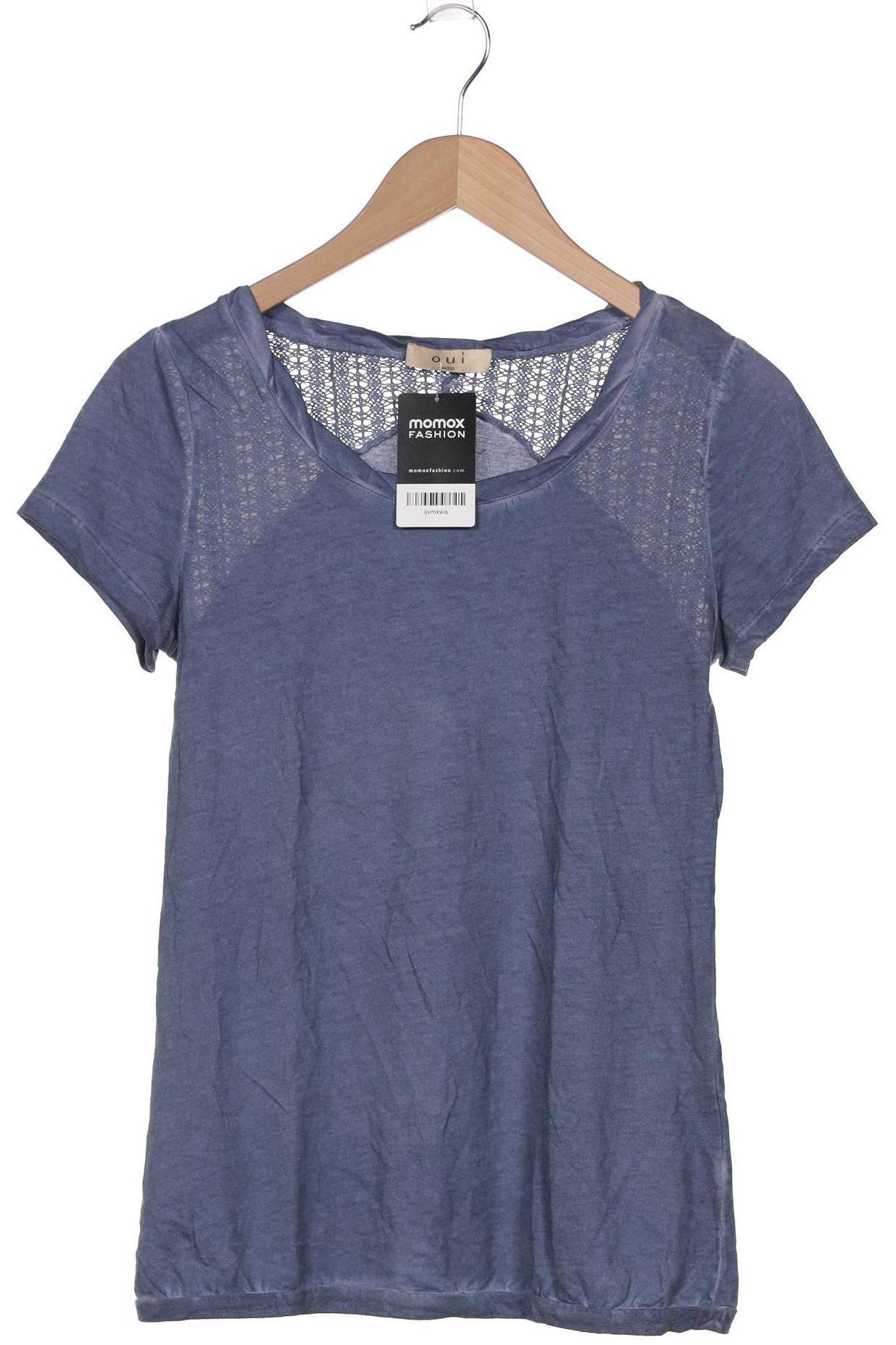 

Oui Damen T-Shirt, blau, Gr. 38