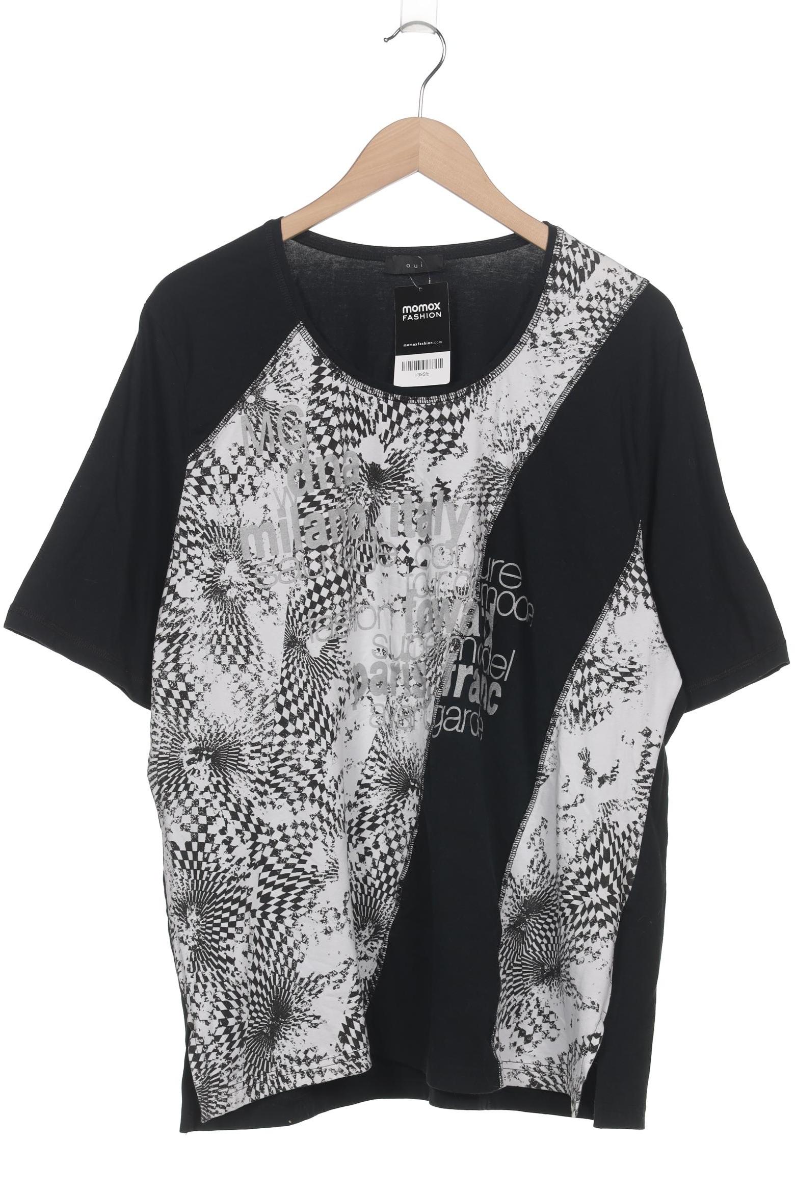 

Oui Damen T-Shirt, schwarz, Gr. 46