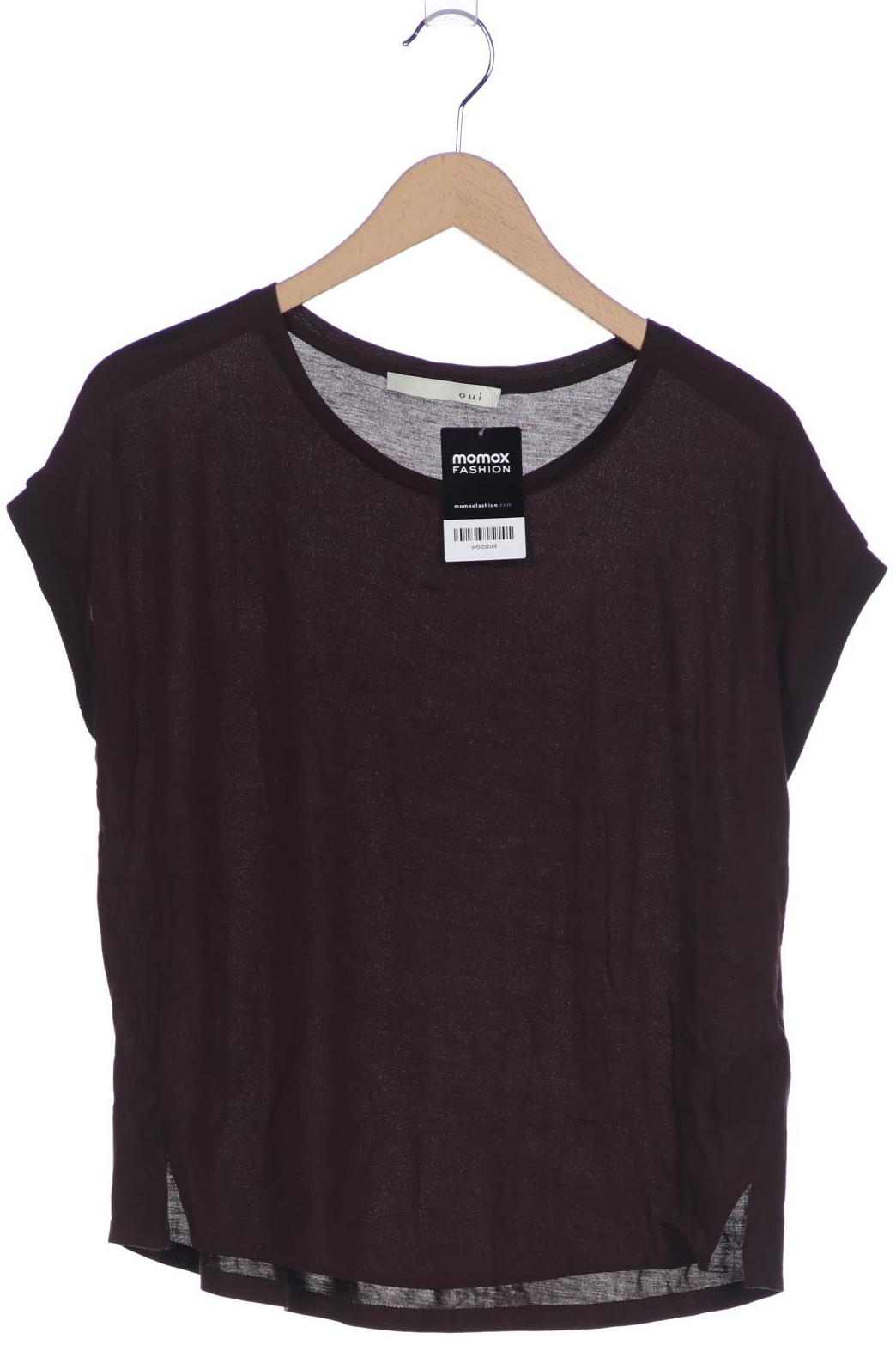 

Oui Damen T-Shirt, braun, Gr. 34