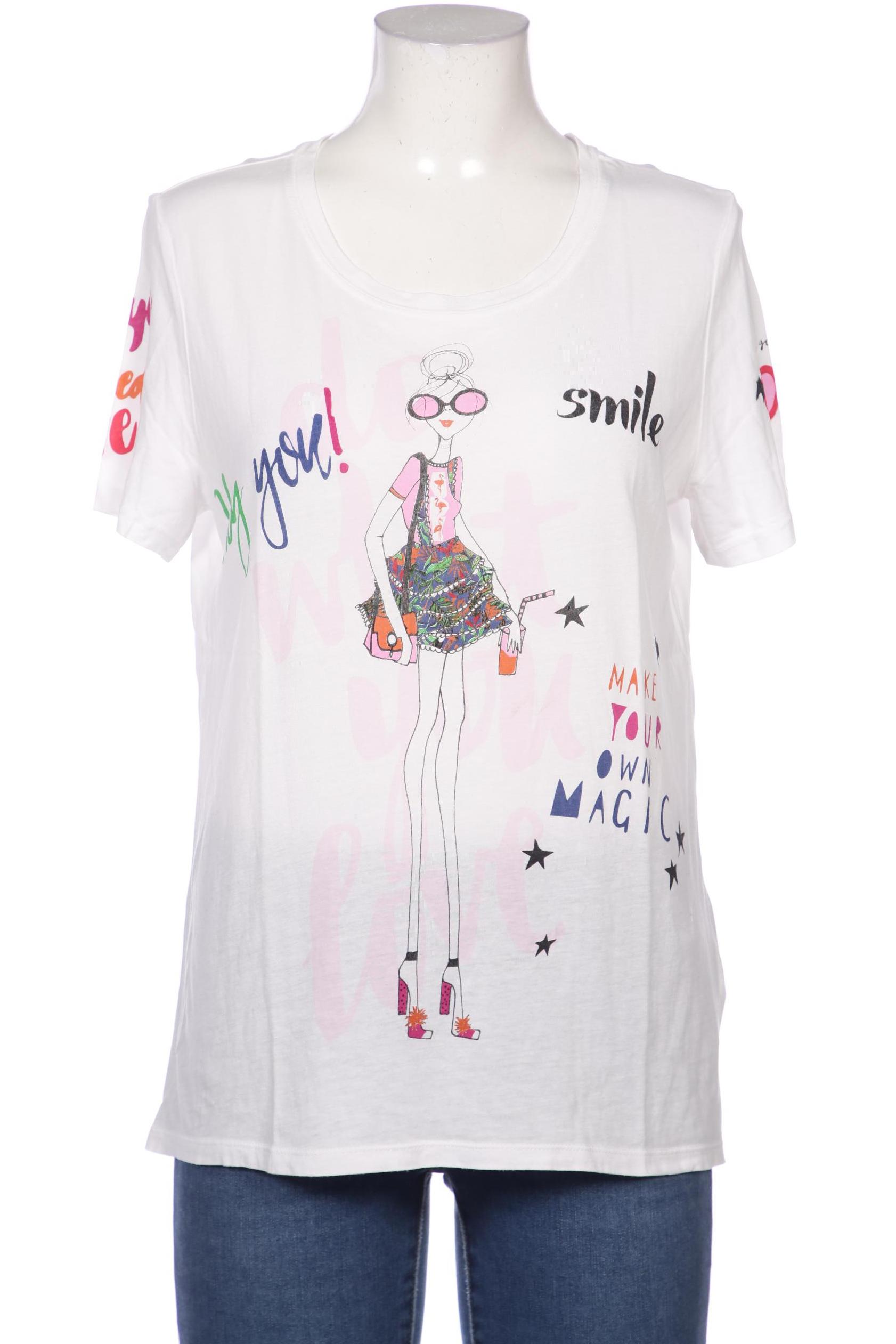 

Oui Damen T-Shirt, weiß
