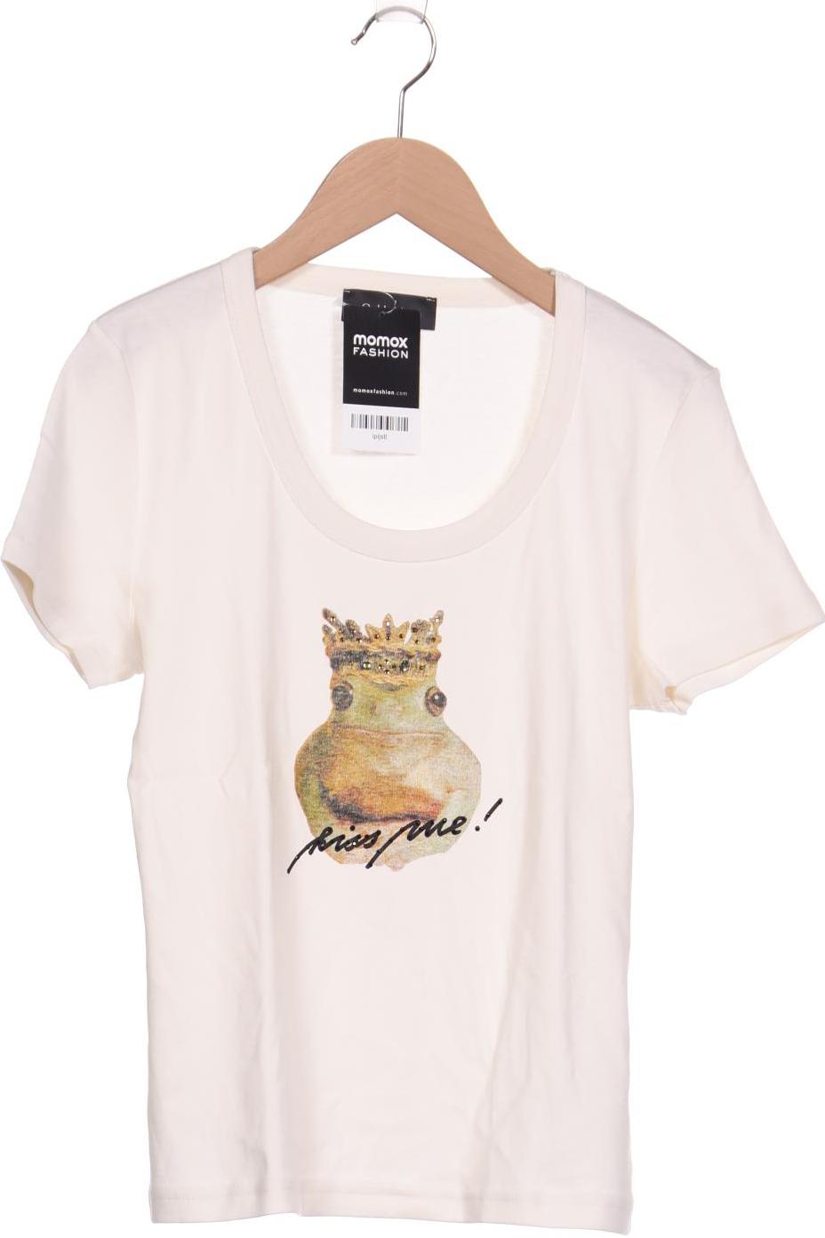 

Oui Damen T-Shirt, cremeweiß