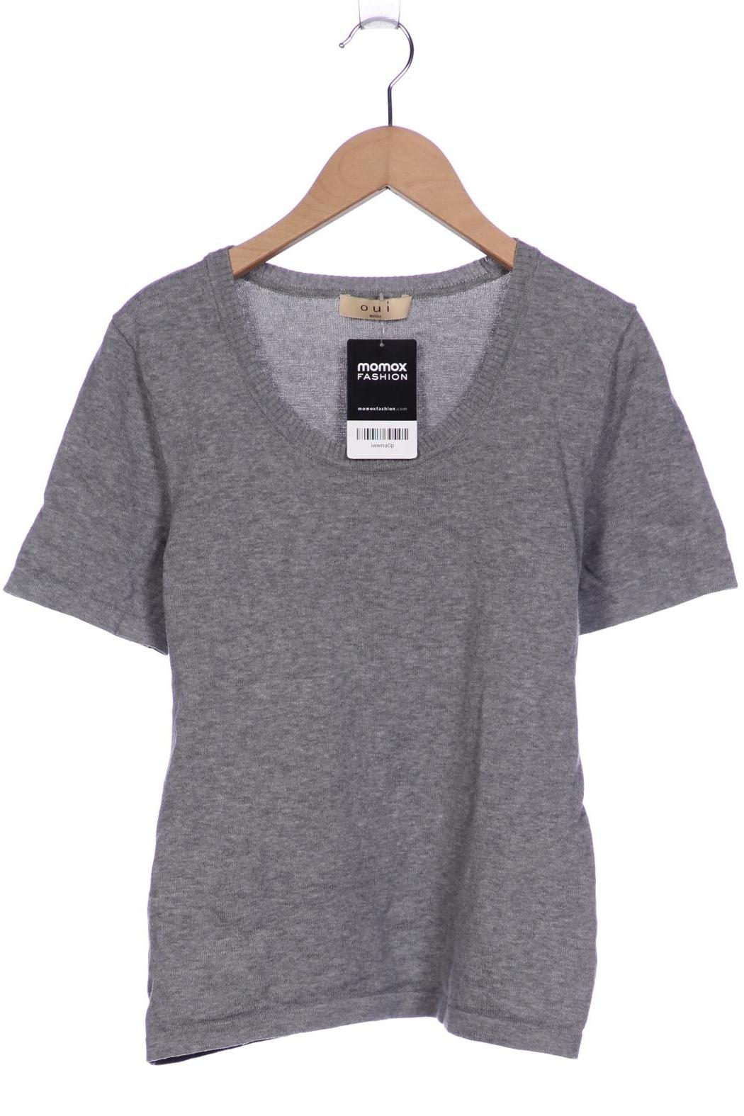 

Oui Damen T-Shirt, grau, Gr. 34