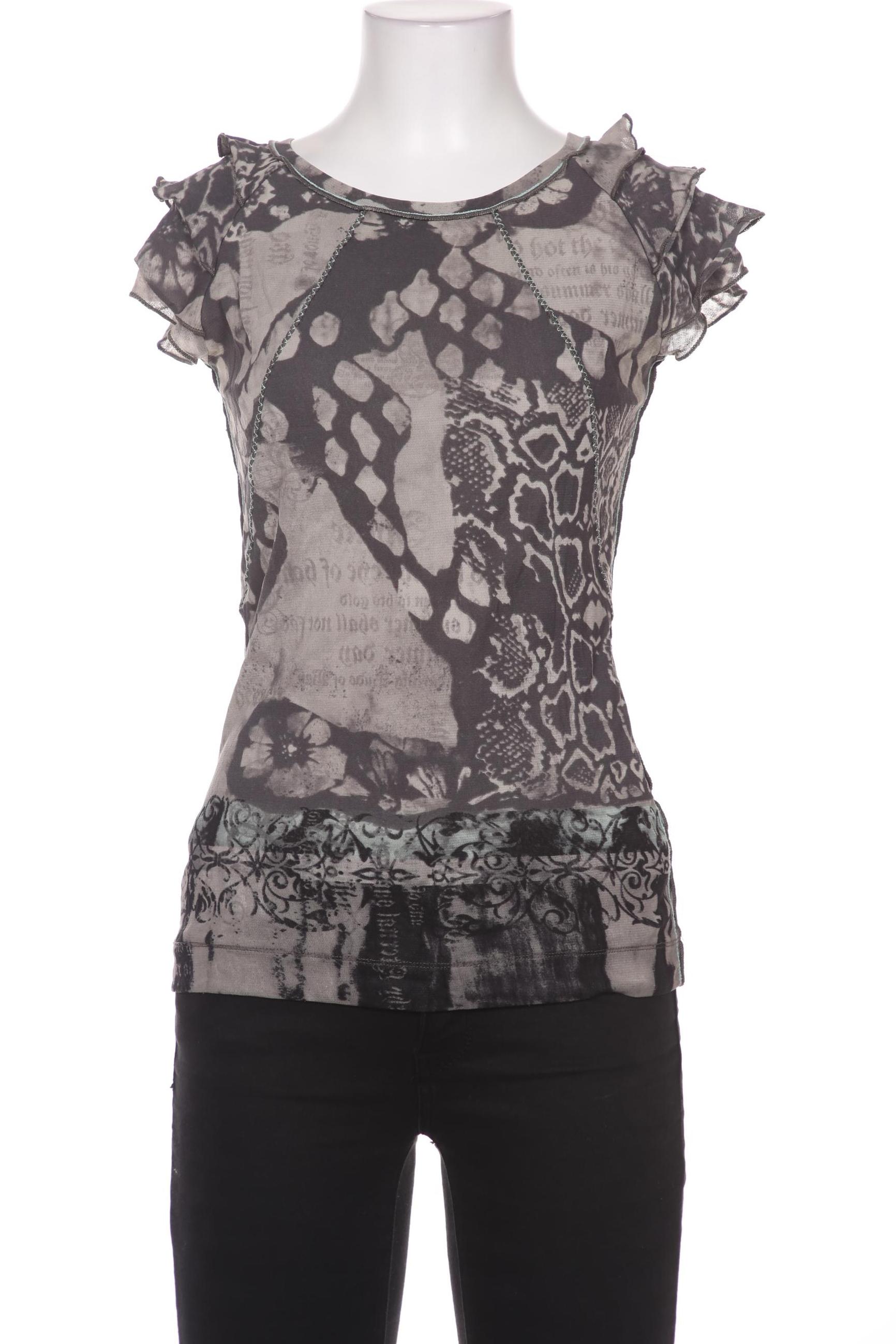 

Oui Damen T-Shirt, grau, Gr. 36